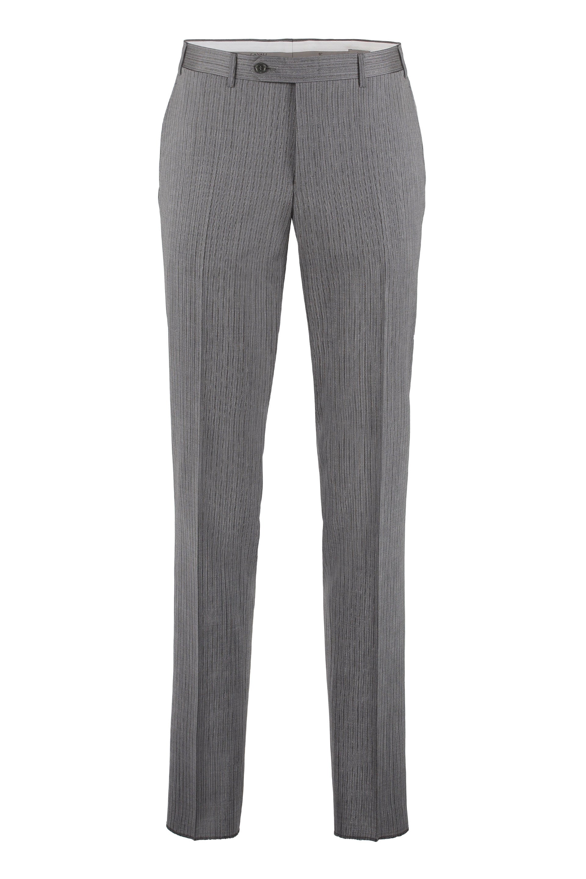 Canali Tailored Stretch Wool Trousers - SS22