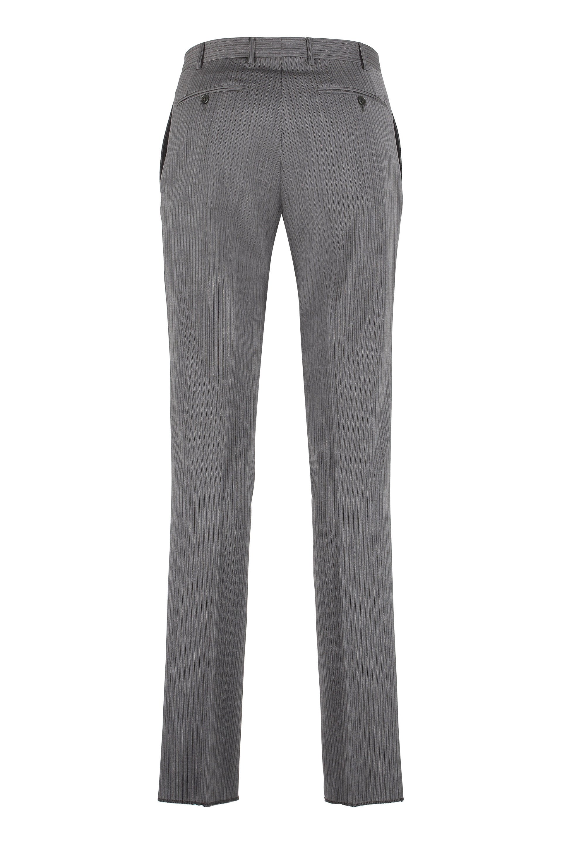 Canali Tailored Stretch Wool Trousers - SS22
