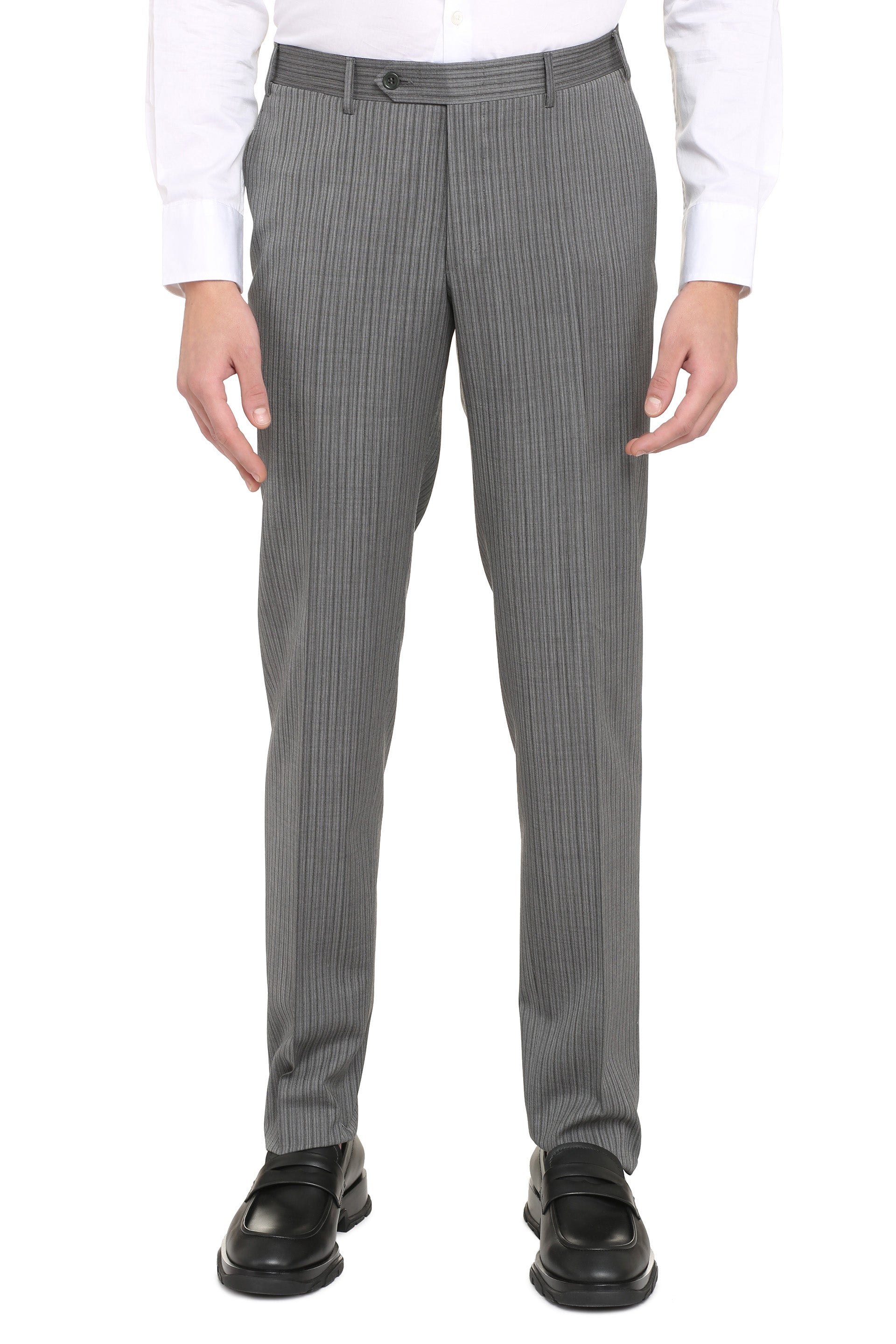 Canali Tailored Stretch Wool Trousers - SS22
