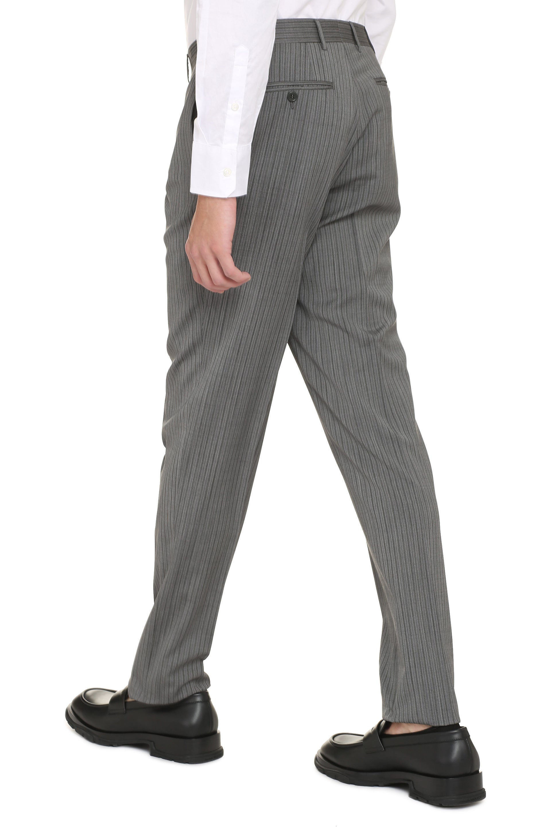 Canali Tailored Stretch Wool Trousers - SS22