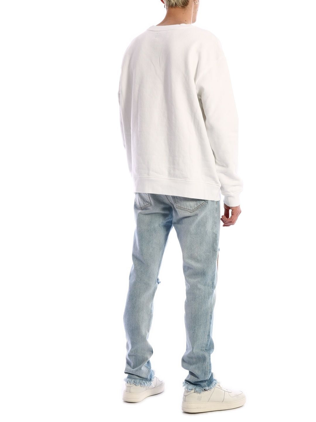 424 Crewneck Sweatshirt with Logo Patch - Size M