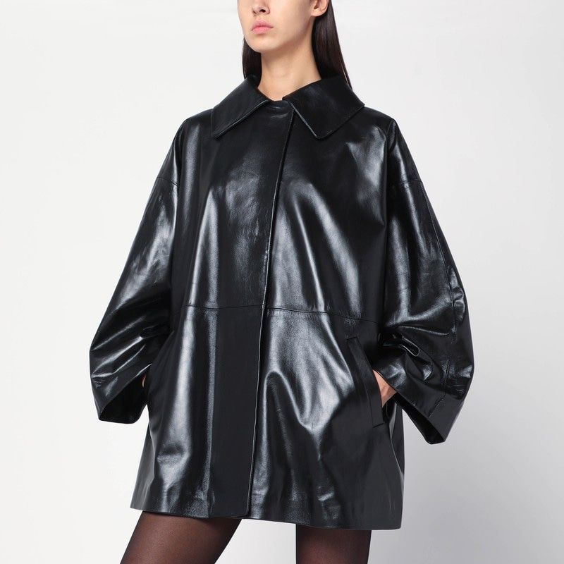 CASSELL Oversized Leather Jacket for Women - FW25