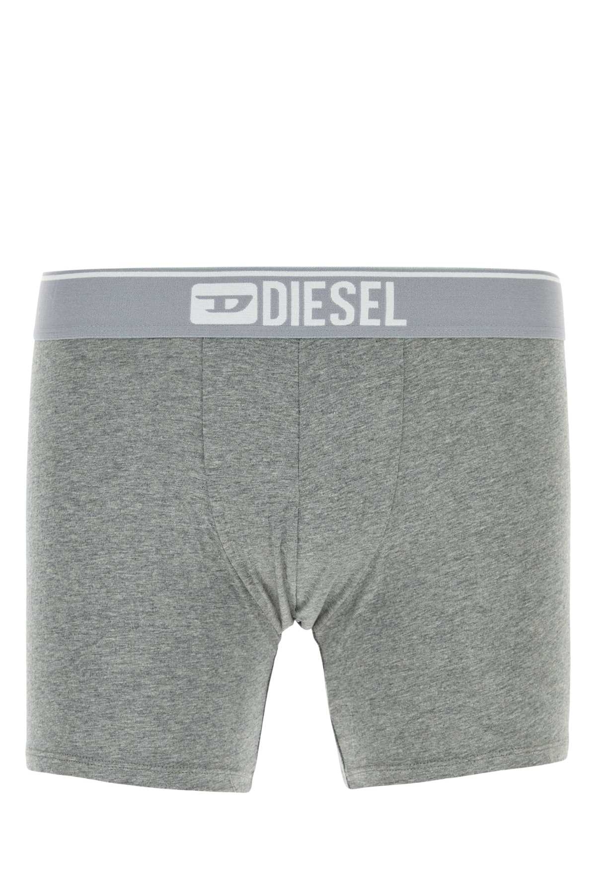 DIESEL Multicolor Stretch Cotton Boxer Set - Men's