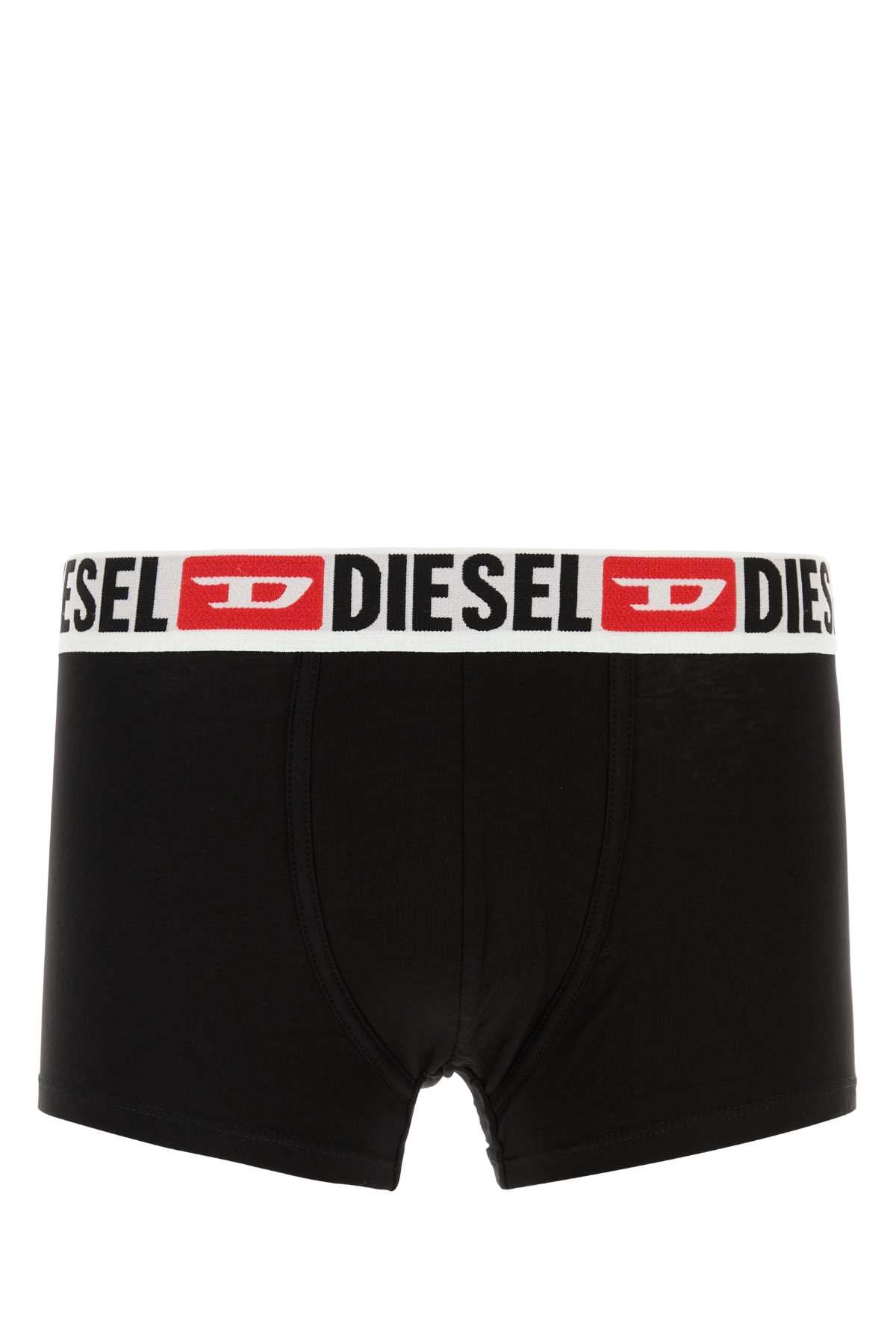 DIESEL Comfort Fit 3-Pack Boxer Briefs for Men
