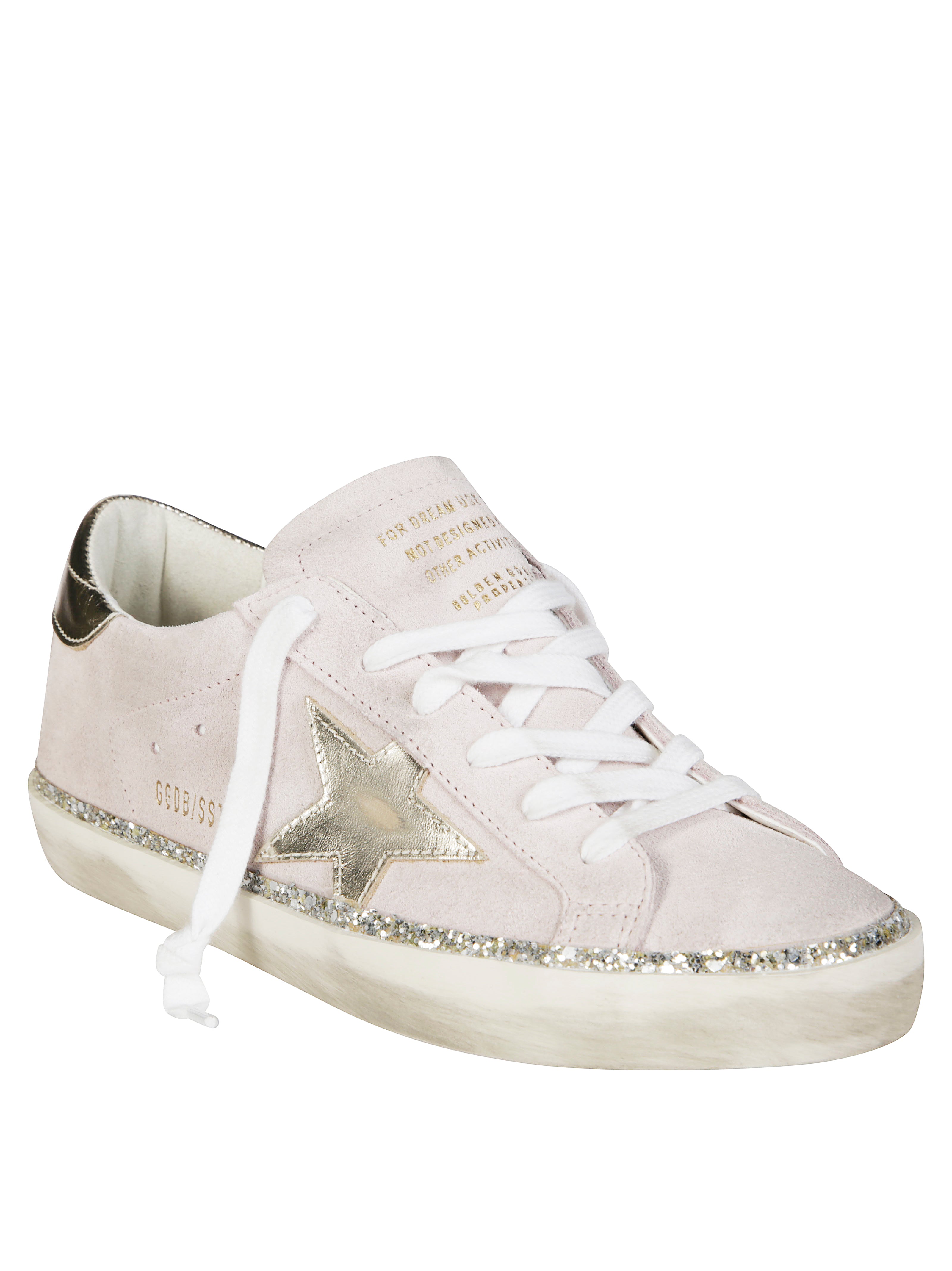 GOLDEN GOOSE Suede Upper Laminated Star Sneakers