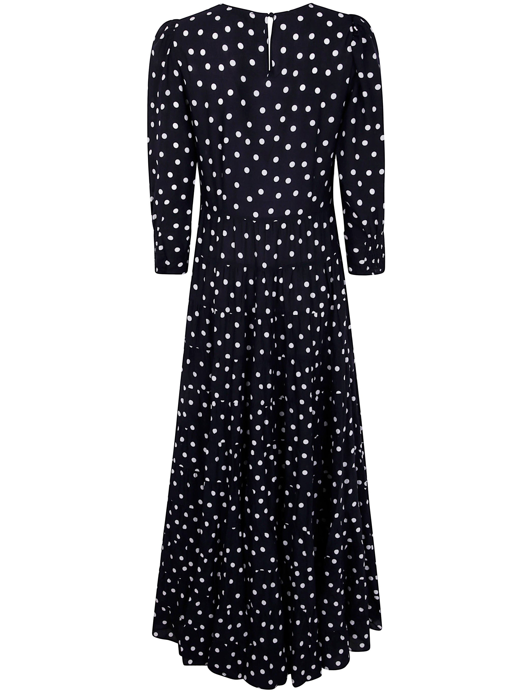 RIXO Bohemia Spot Deep Mini Dress for Women