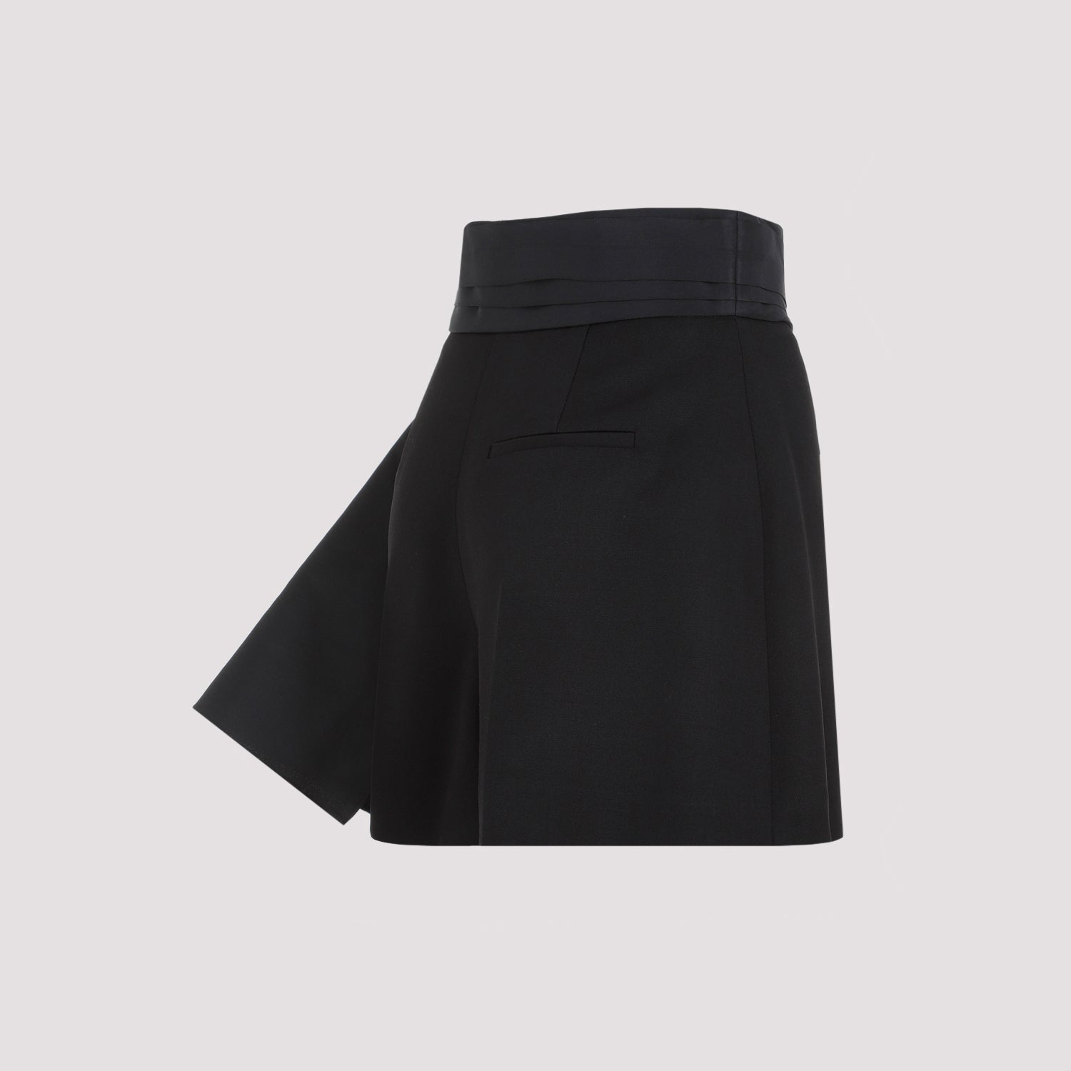 ALEXANDER MCQUEEN Men's Cupro Mini Shorts - SS24