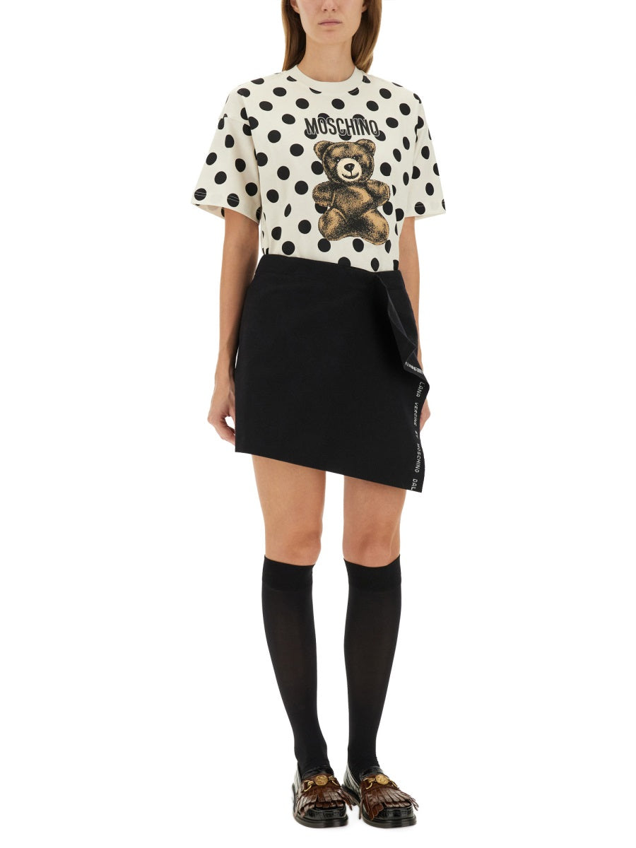 MOSCHINO COUTURE Wool Skirt - Women's Fashion Piece for FW25