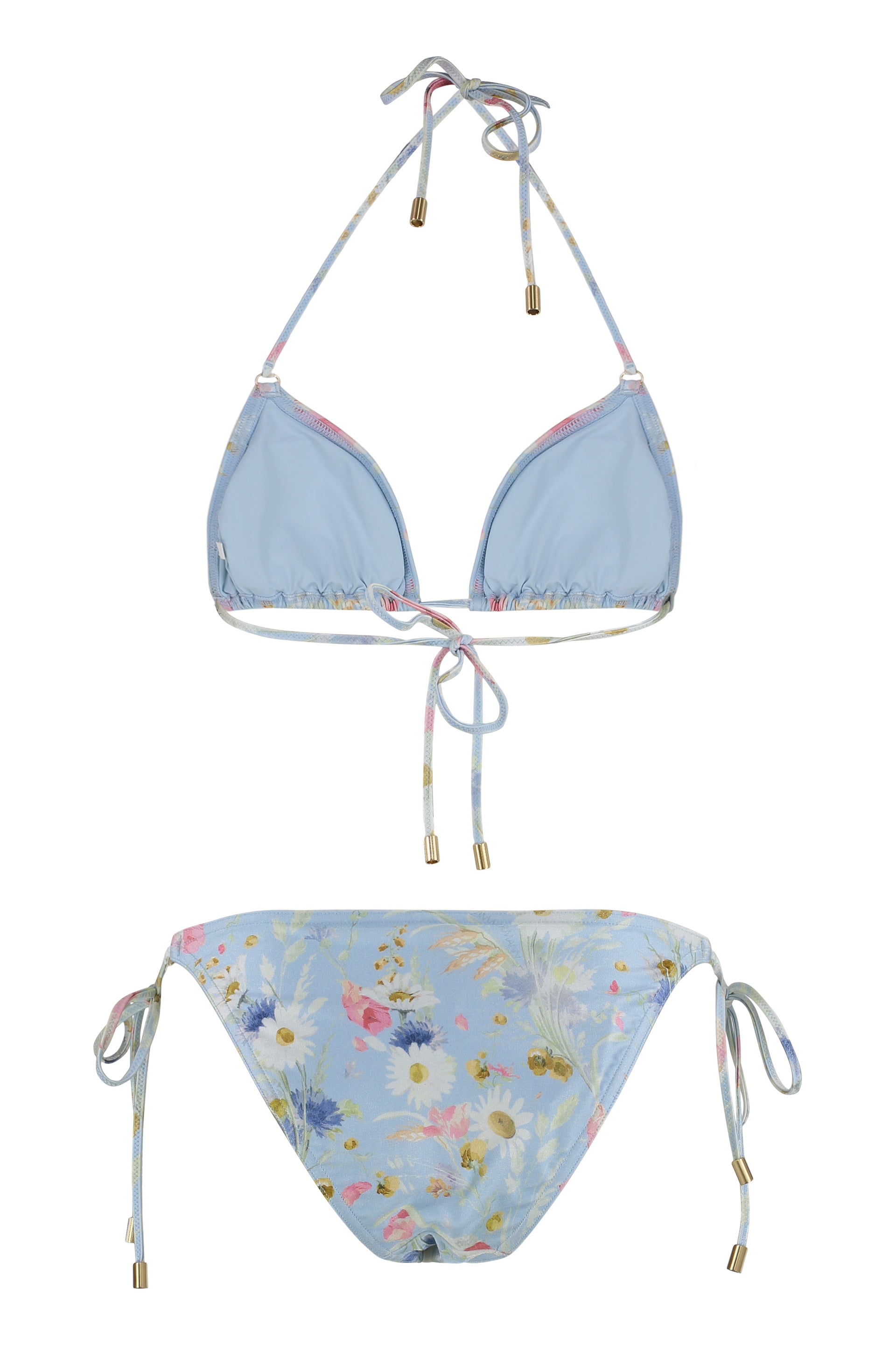 ZIMMERMANN Lucky Triangle Mini Tie Side Bikini