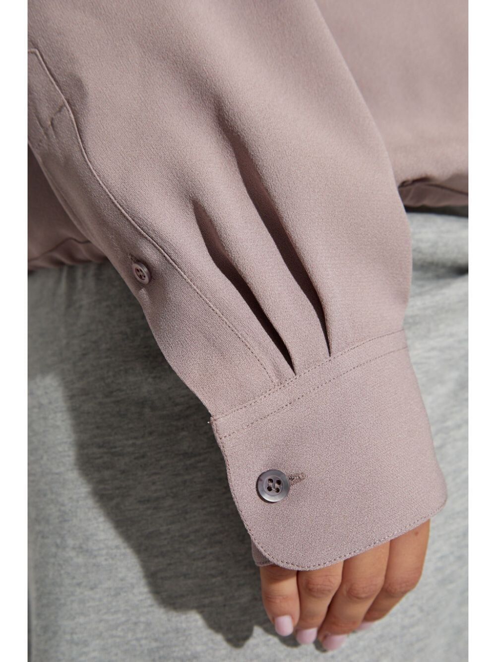 DRIES VAN NOTEN Viscose Blend Drawstring Shirt