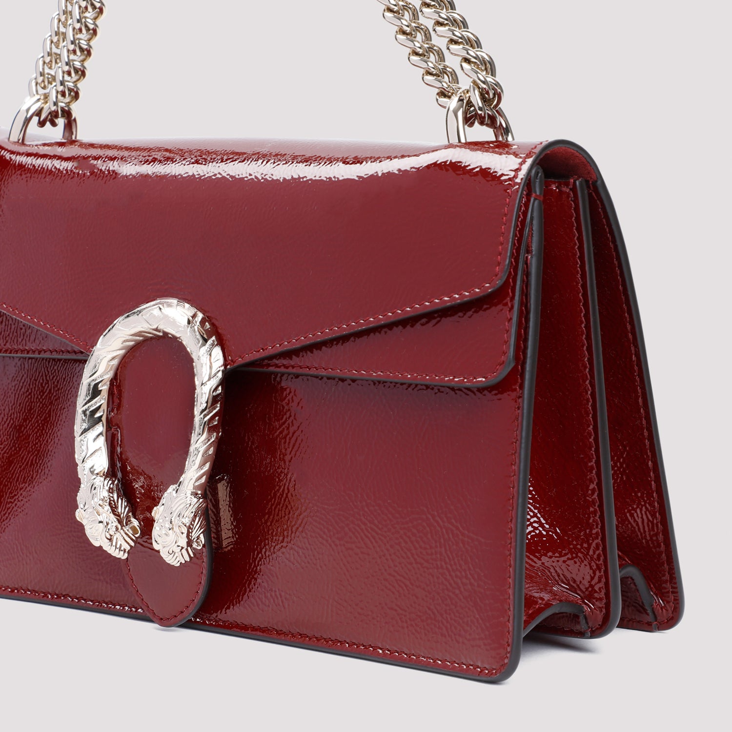 GUCCI Dionysus Mini Leather Shoulder Handbag - 27cm x 17cm x 9cm