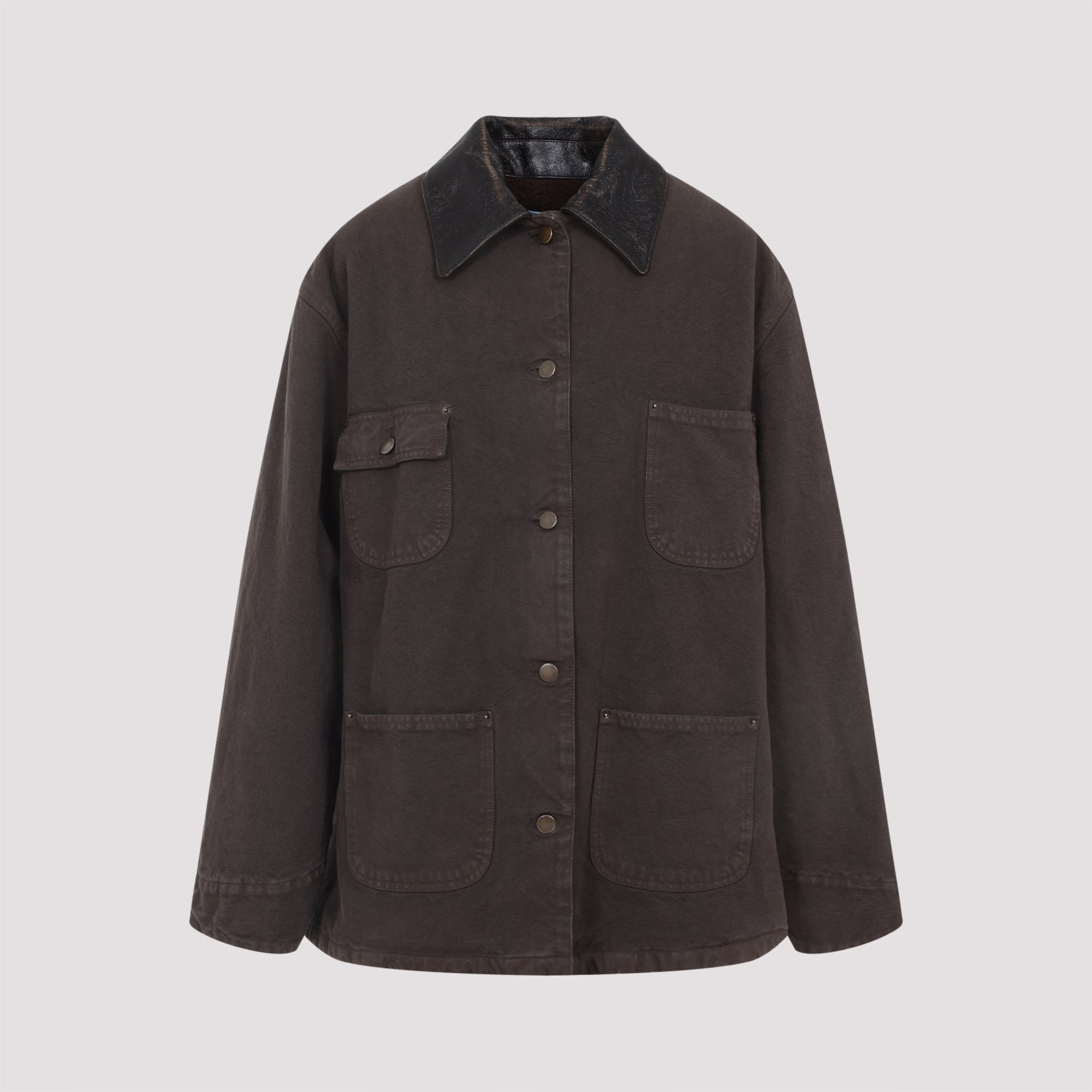 PRADA Cotton Jacket for Men - FW25 Collection