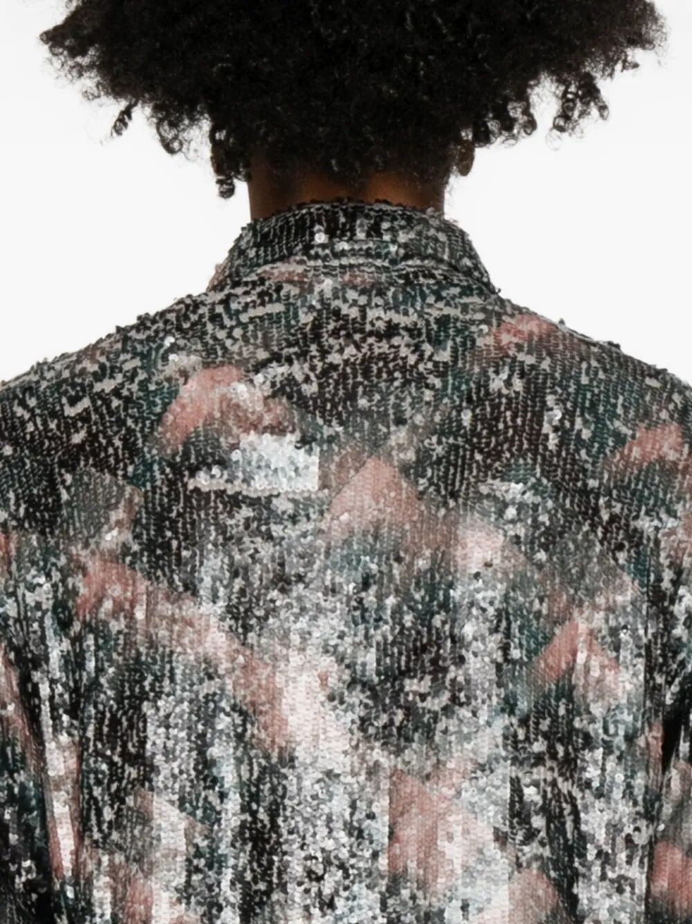 DRIES VAN NOTEN Embellished Chowy Shirt - Women’s Size M