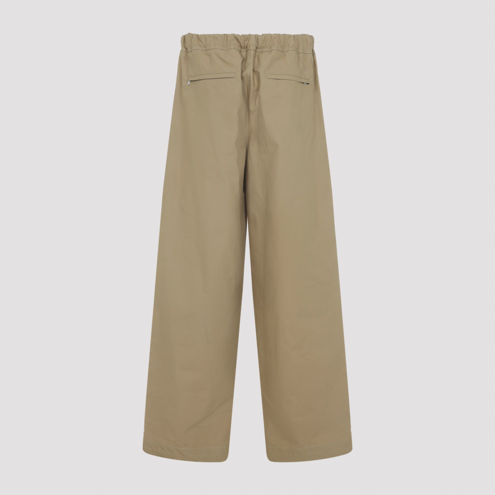 JIL SANDER + Regular Fit Embroidered Pants for Men