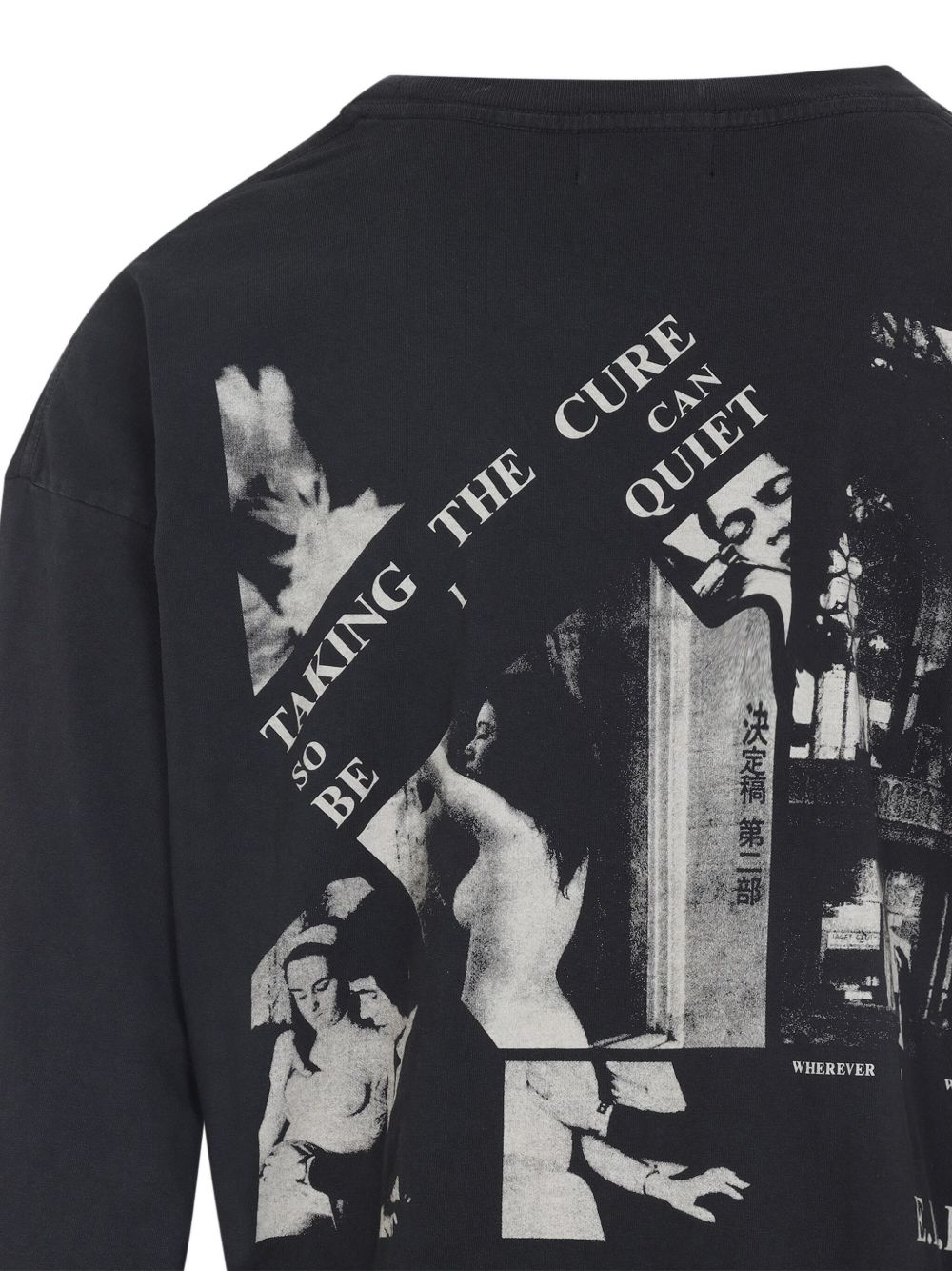 ENFANTS RICHES DEPRIMES Long Sleeve Crew Neck Cotton T-Shirt for Men