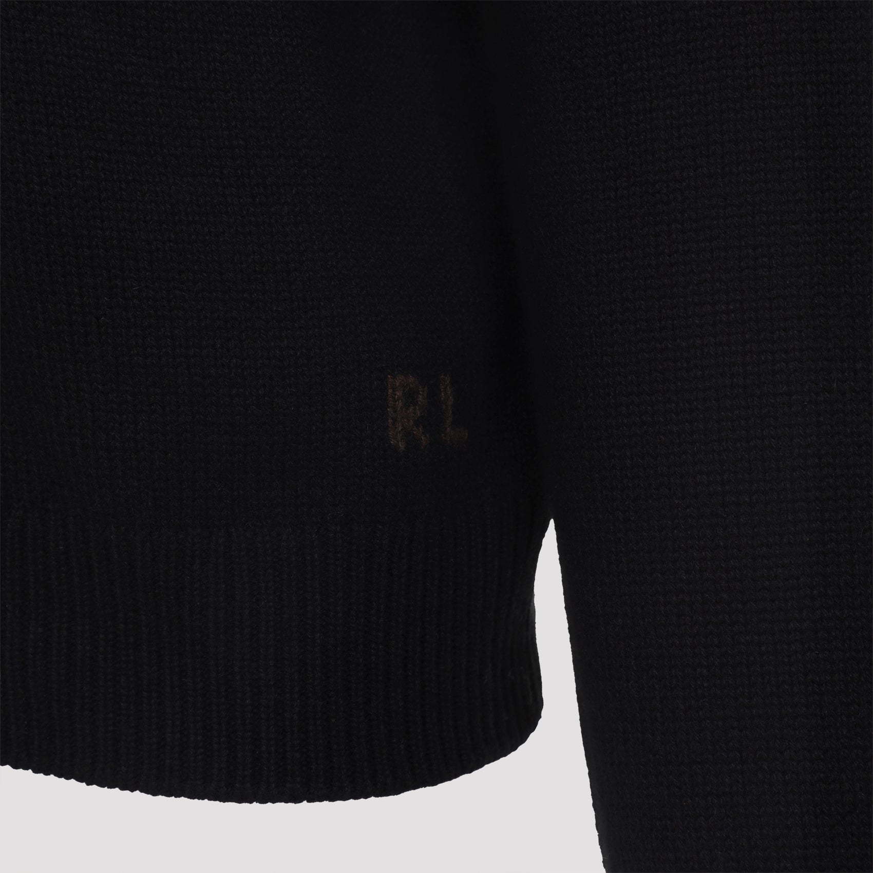 RALPH LAUREN PURPLE LABEL Bear Long Sleeve Pullover