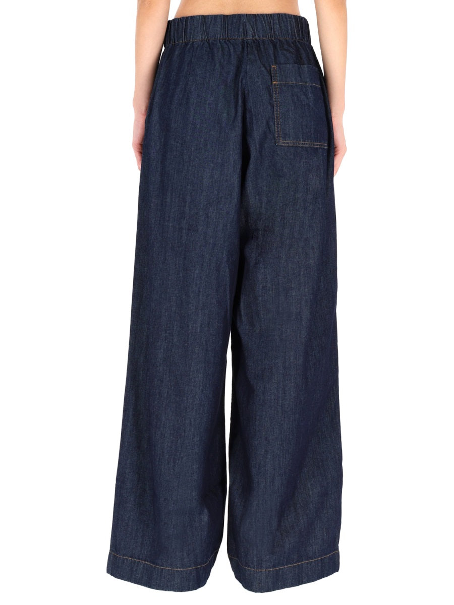 DRIES VAN NOTEN Oversized Fit Cotton Pant (Size S)