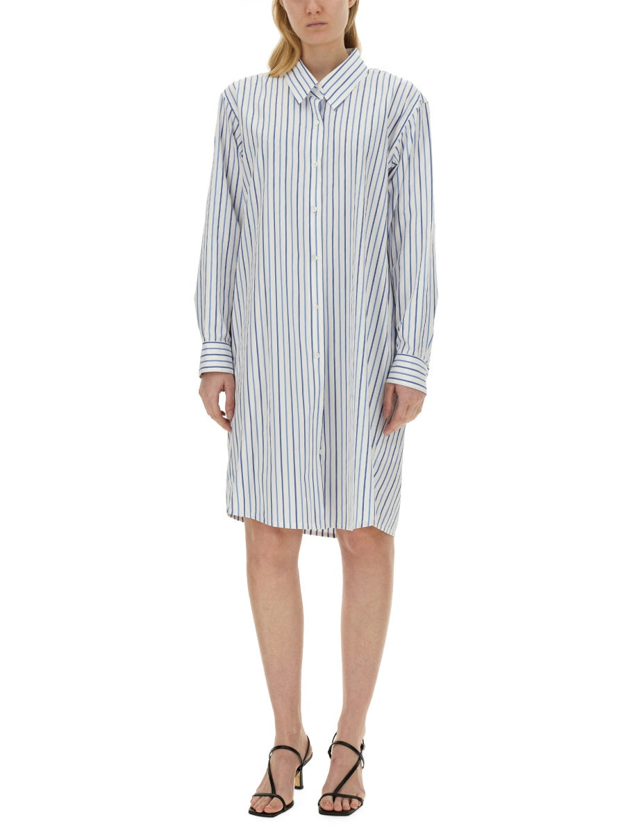 DRIES VAN NOTEN Oversized Stripe Pattern Shirt - Size 40 FR