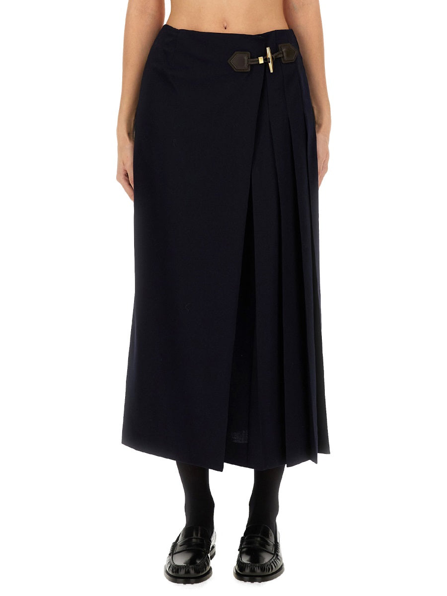 MOSCHINO COUTURE Midi Skirt with Toggle