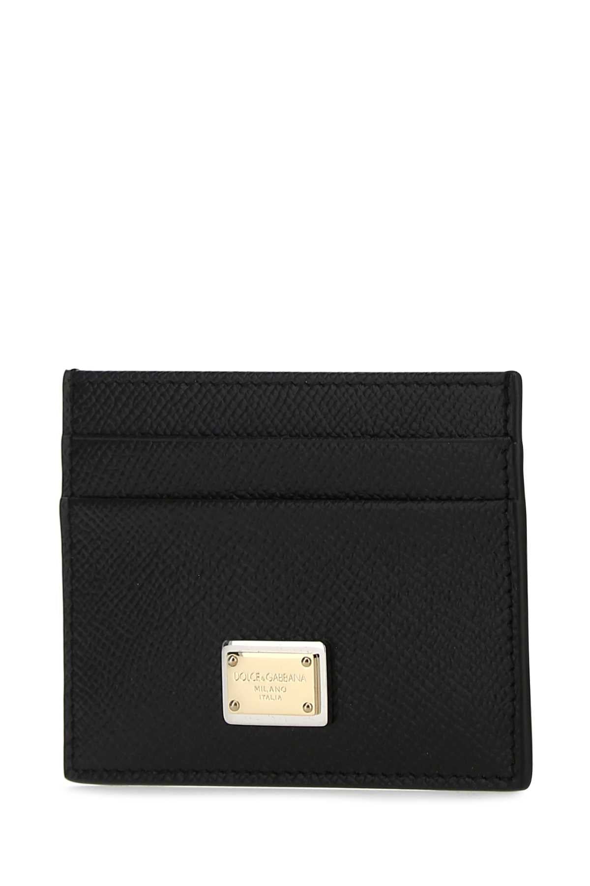 DOLCE & GABBANA Elegant Mini Leather Card Holder