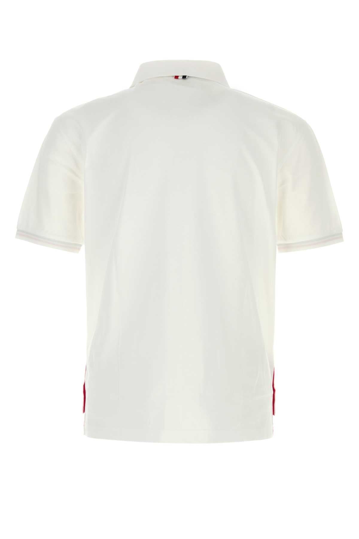 THOM BROWNE Classic Piquet Polo Shirt for Men
