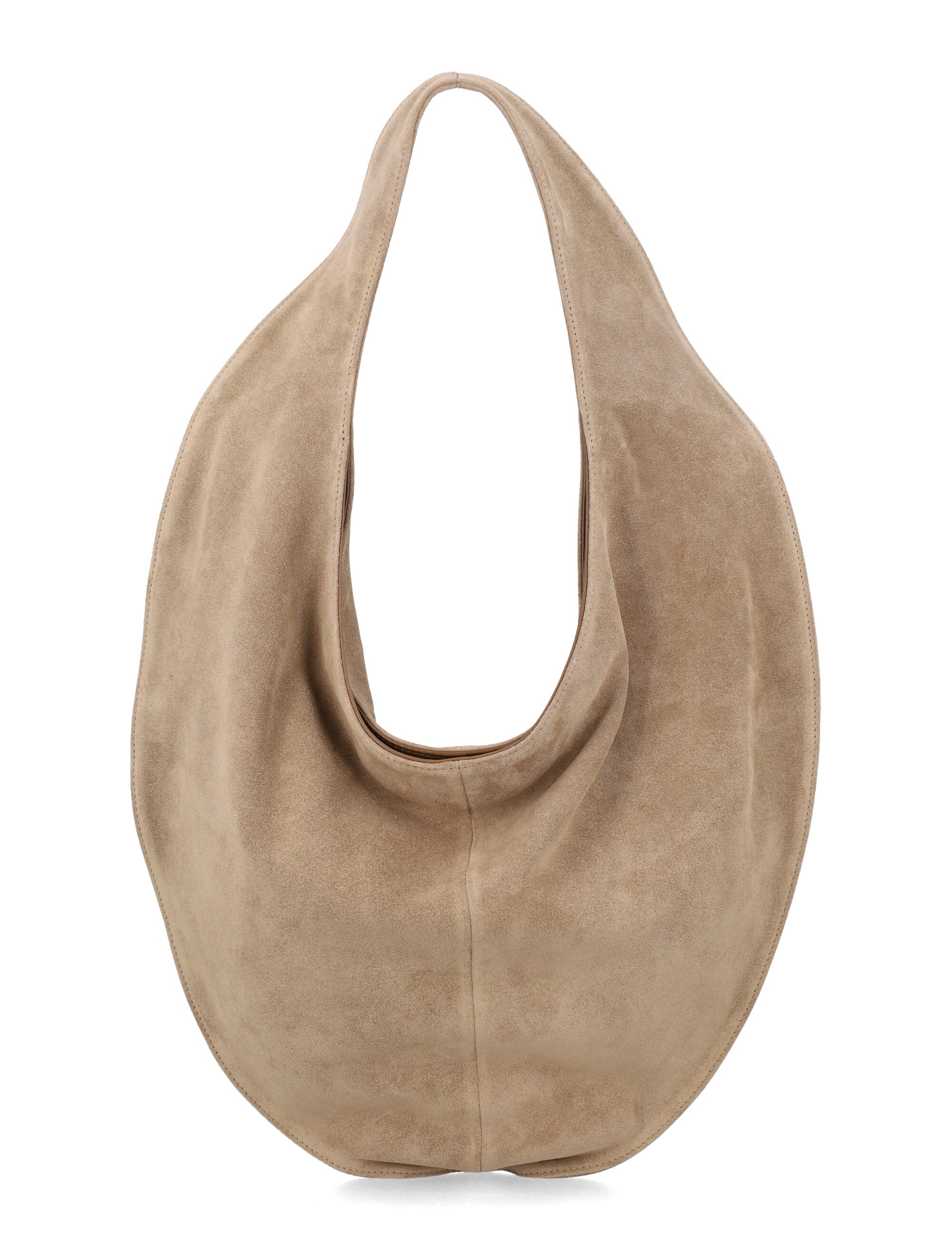 MAEDEN Spacious Tote Handbag with Suede Leather - 33x43 cm