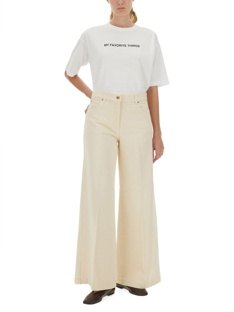 ASPESI Wide Leg Pants - Size 26