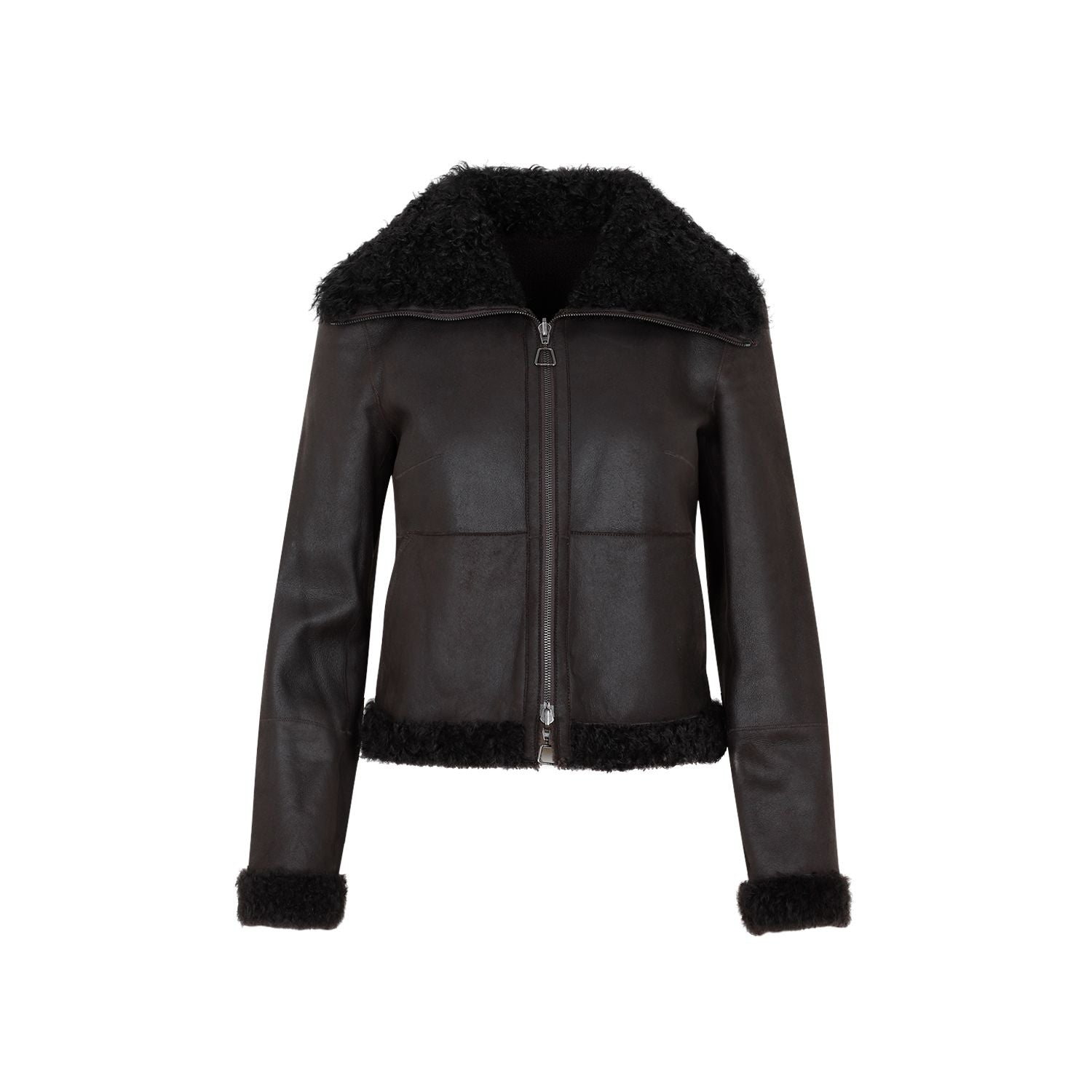 AKRIS Lamb Leather Jacket for Women - Fall/Winter 2023