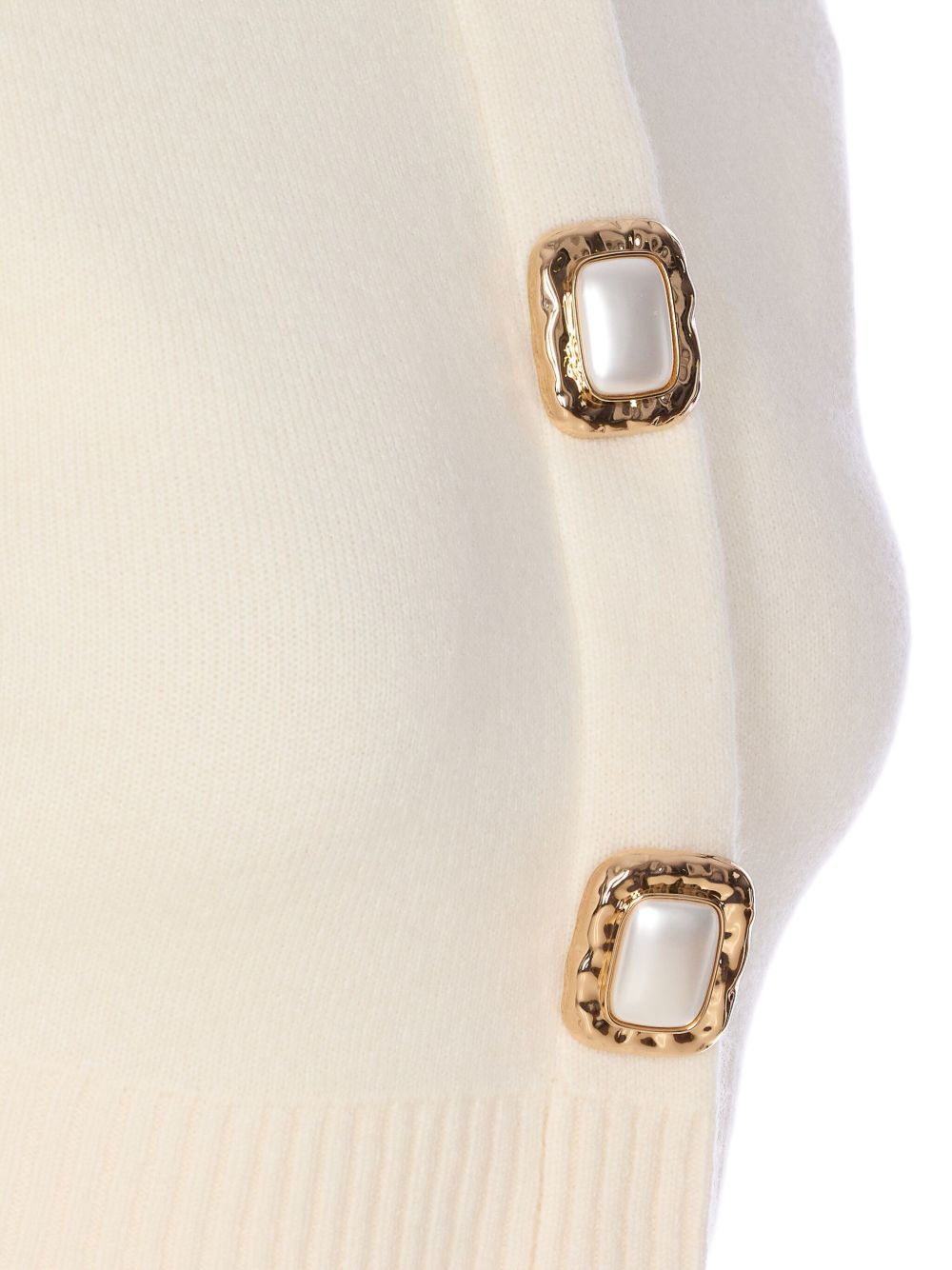 SELF-PORTRAIT Wool-Blend Embellished Sweater