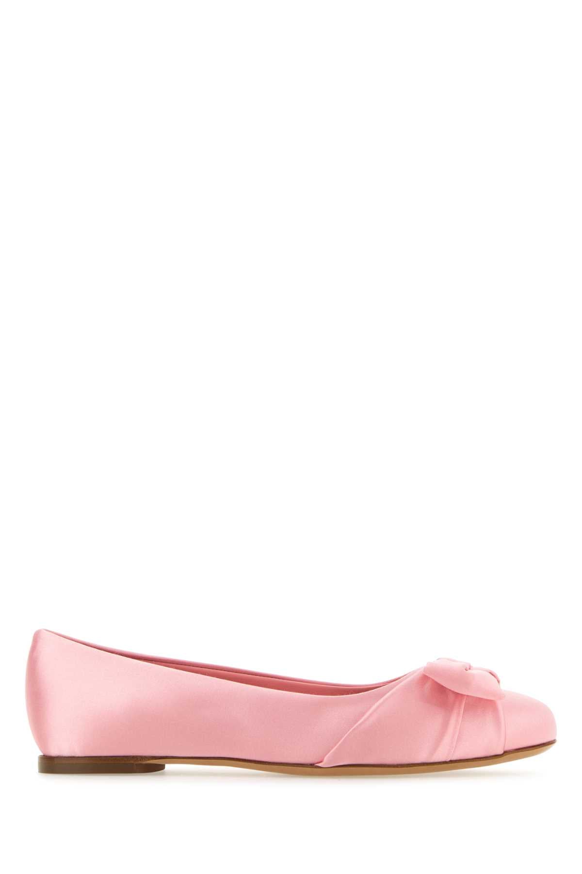 Ferragamo Elegant Satin Varina Ballerinas for Women