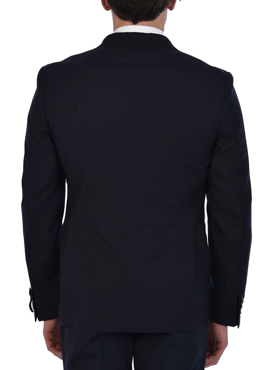 TONELLO Men's Slim Fit Single-Breasted Wool Jacket - Size 48