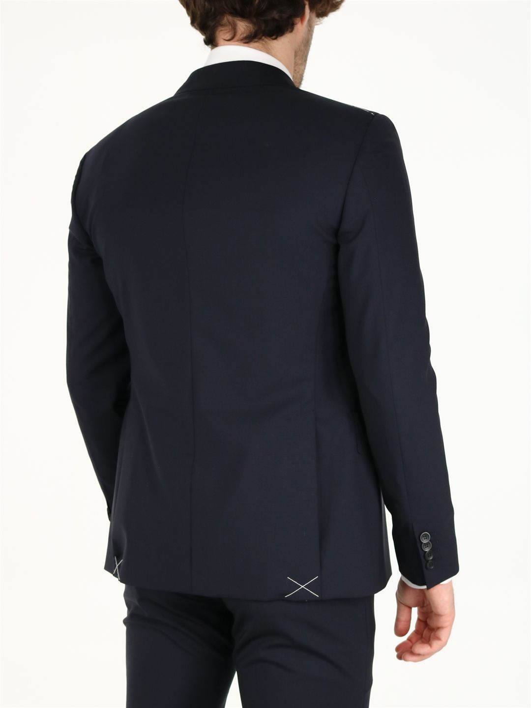 TONELLO Men's Double-Breasted Wool Jacket - Size 48IT / L