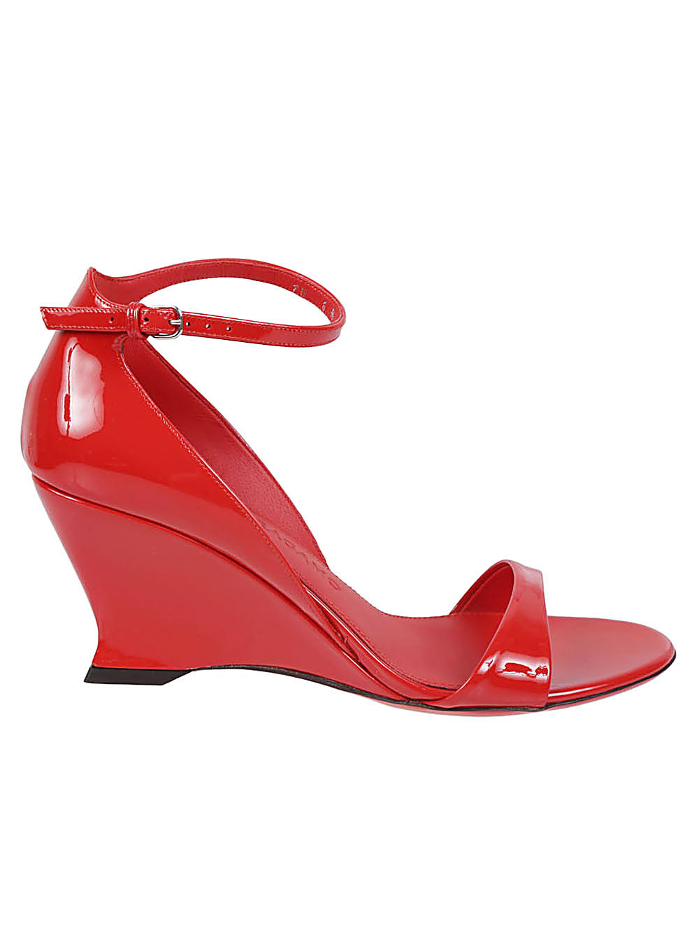 Ferragamo Mini Patent Leather Open-Toe Sandals
