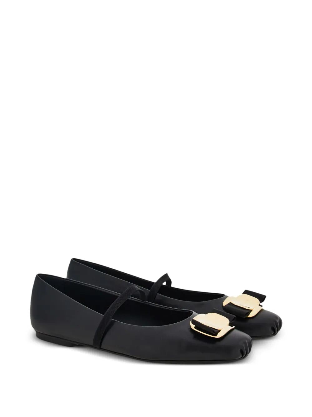 Ferragamo New Vara Plate Ballet Flats for Women