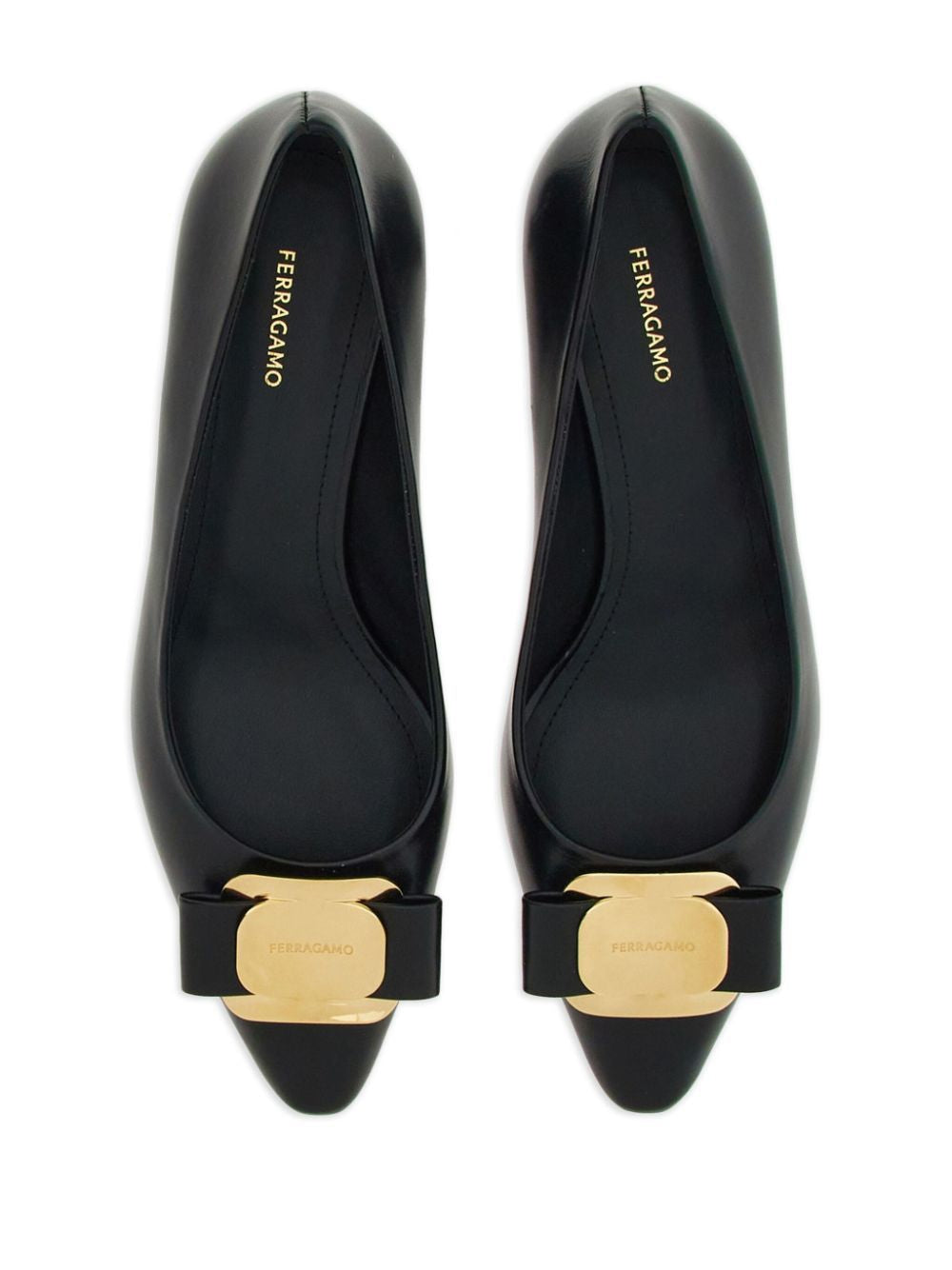 Ferragamo Elegant Mini Low Heel Pump