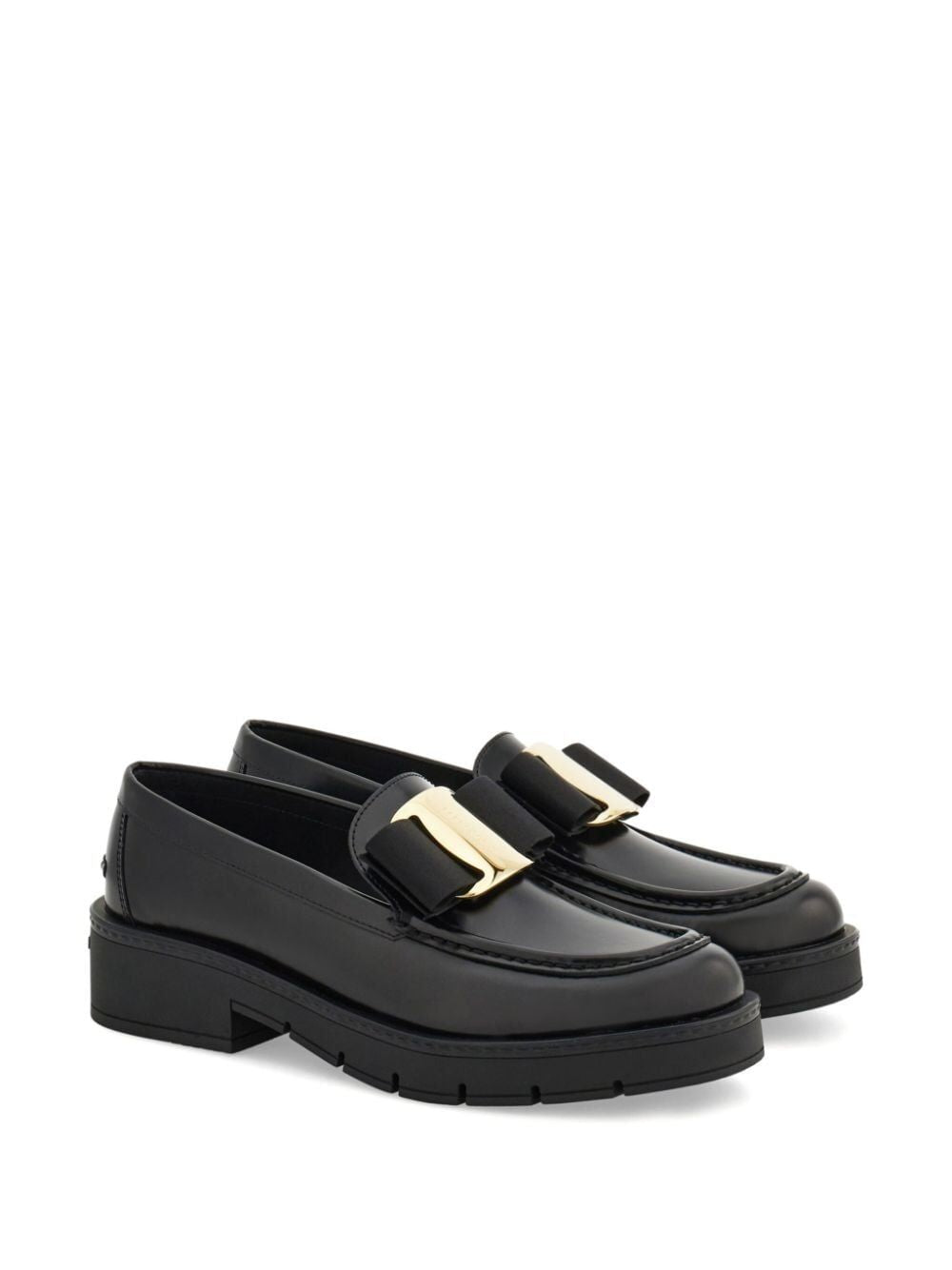Ferragamo Chunky Vara Bow Loafers for Women