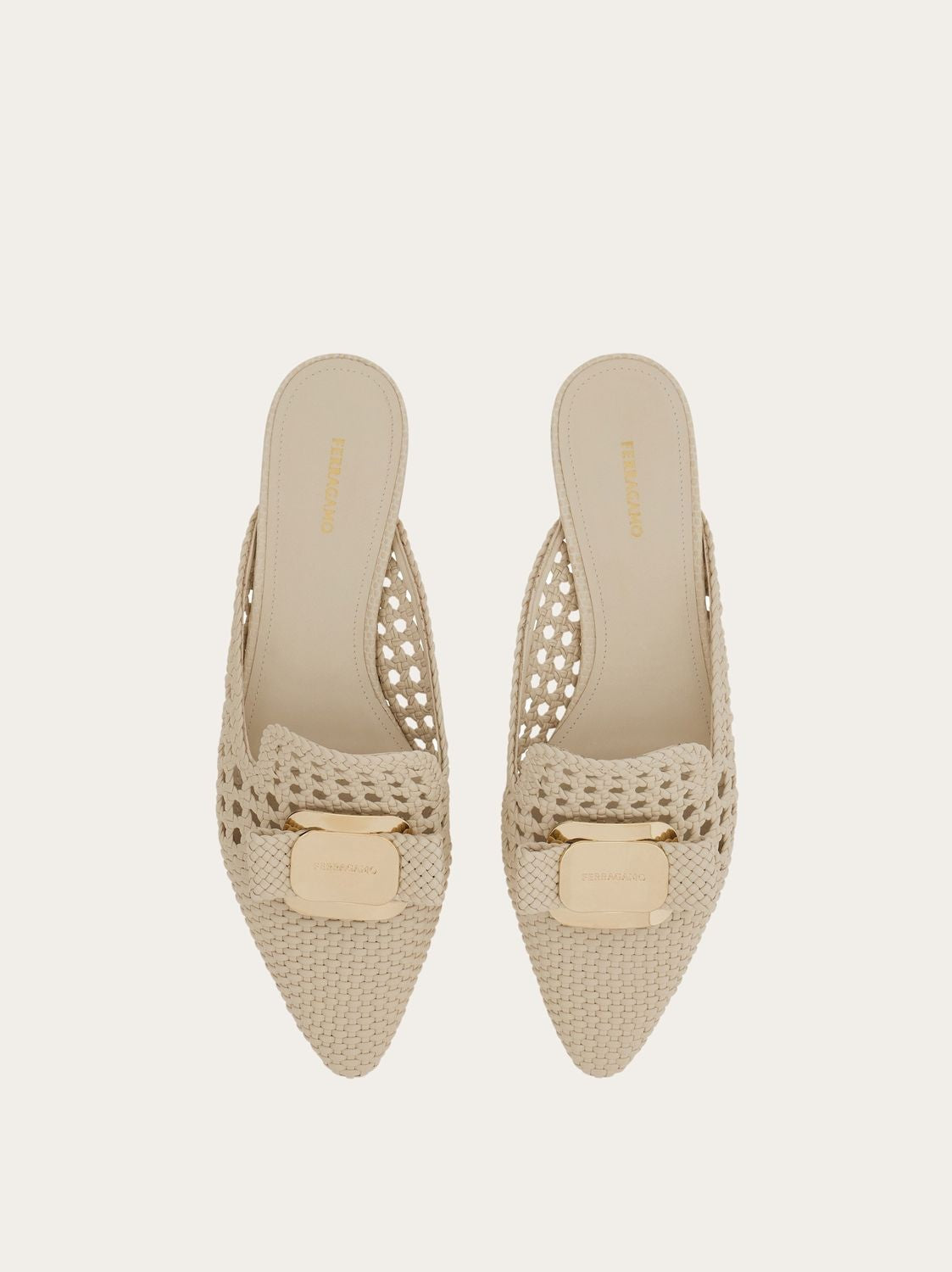 Ferragamo Leather Trenchy Lazo Sandals for Women