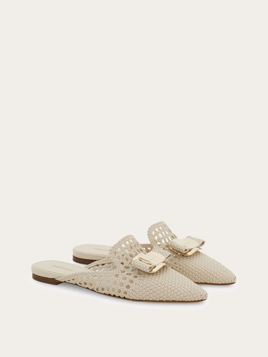 Ferragamo Leather Trenchy Lazo Sandals for Women