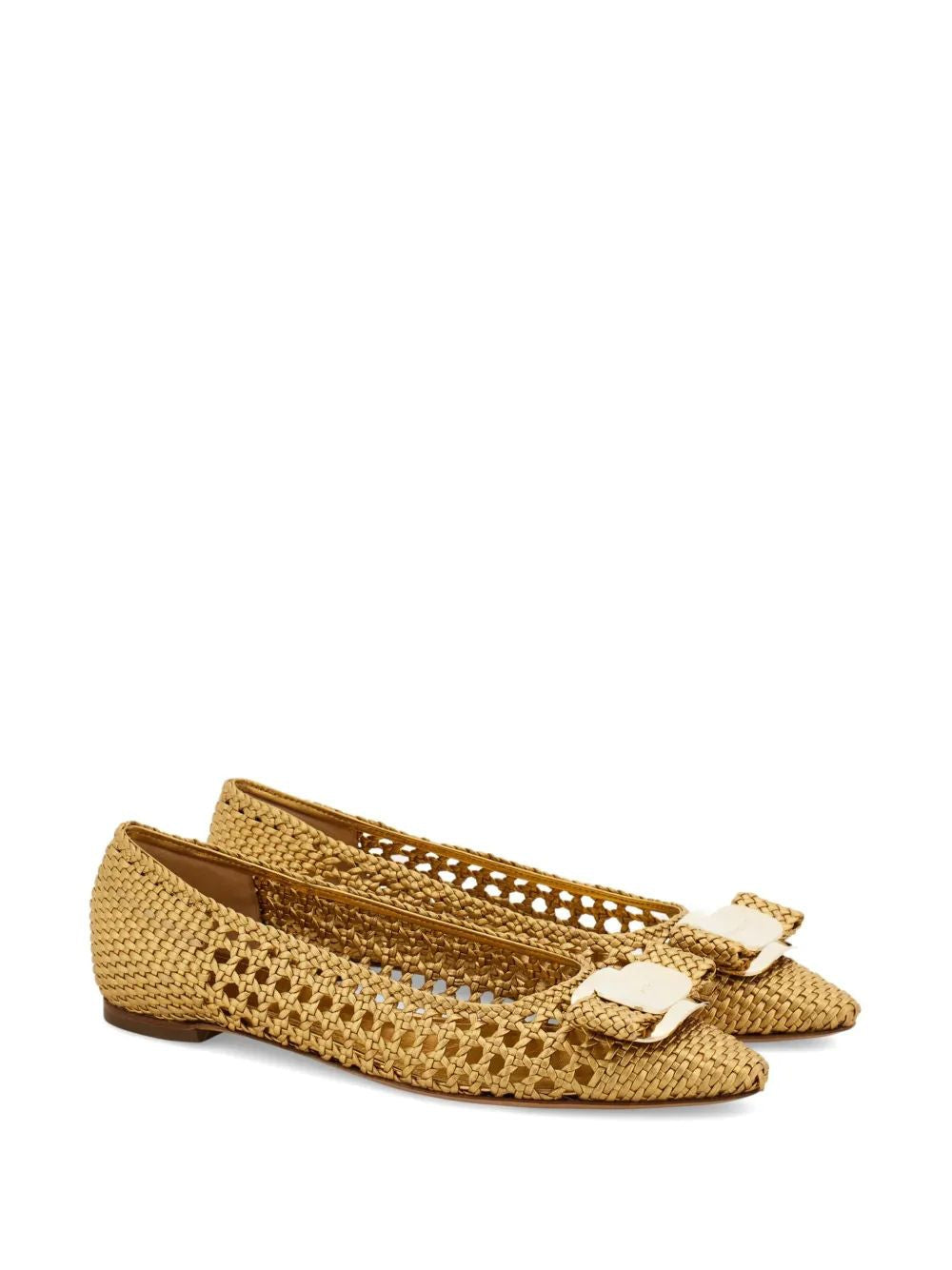 Ferragamo Elegant Silky Ballerina Flats for Women