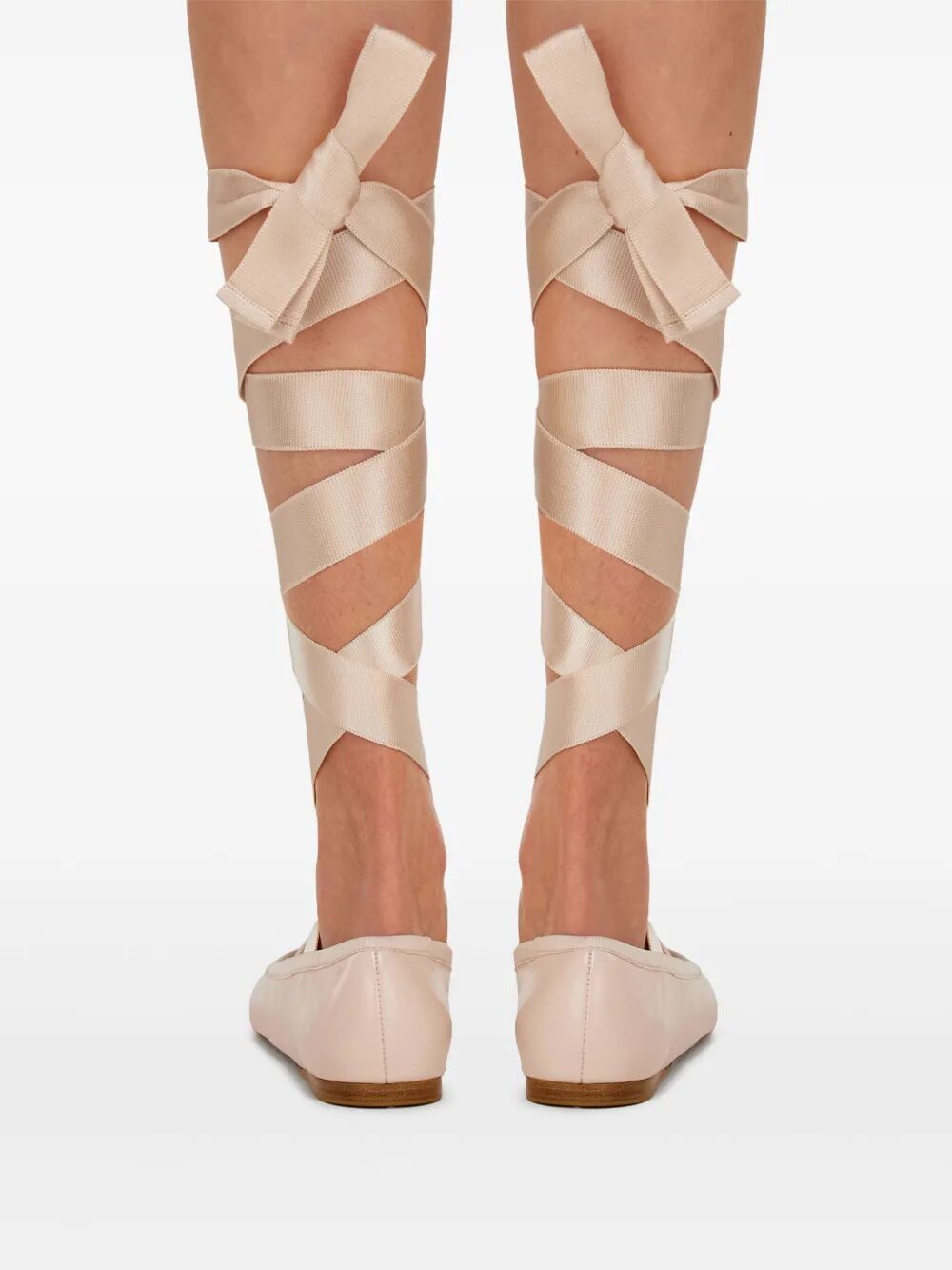 Ferragamo Ballet Flat with Ankle Ribbon