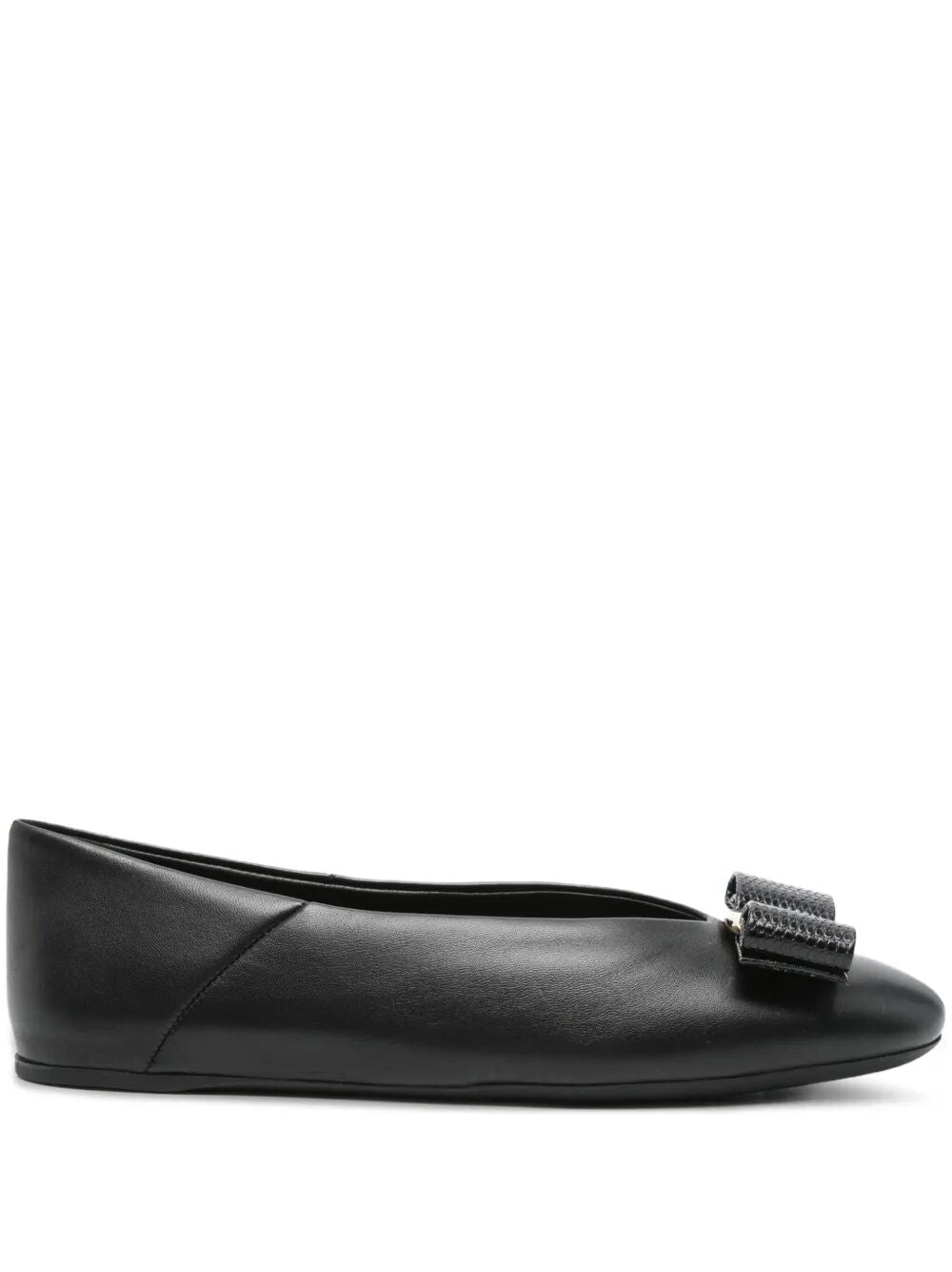 Ferragamo Nappa Leather Vanna Ballerinas