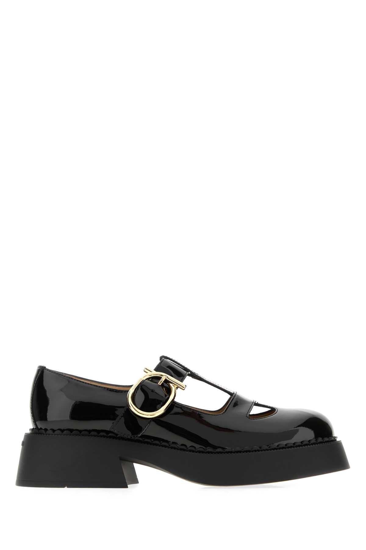 Ferragamo Zoey Ballerinas with Detailed Chunky Sole