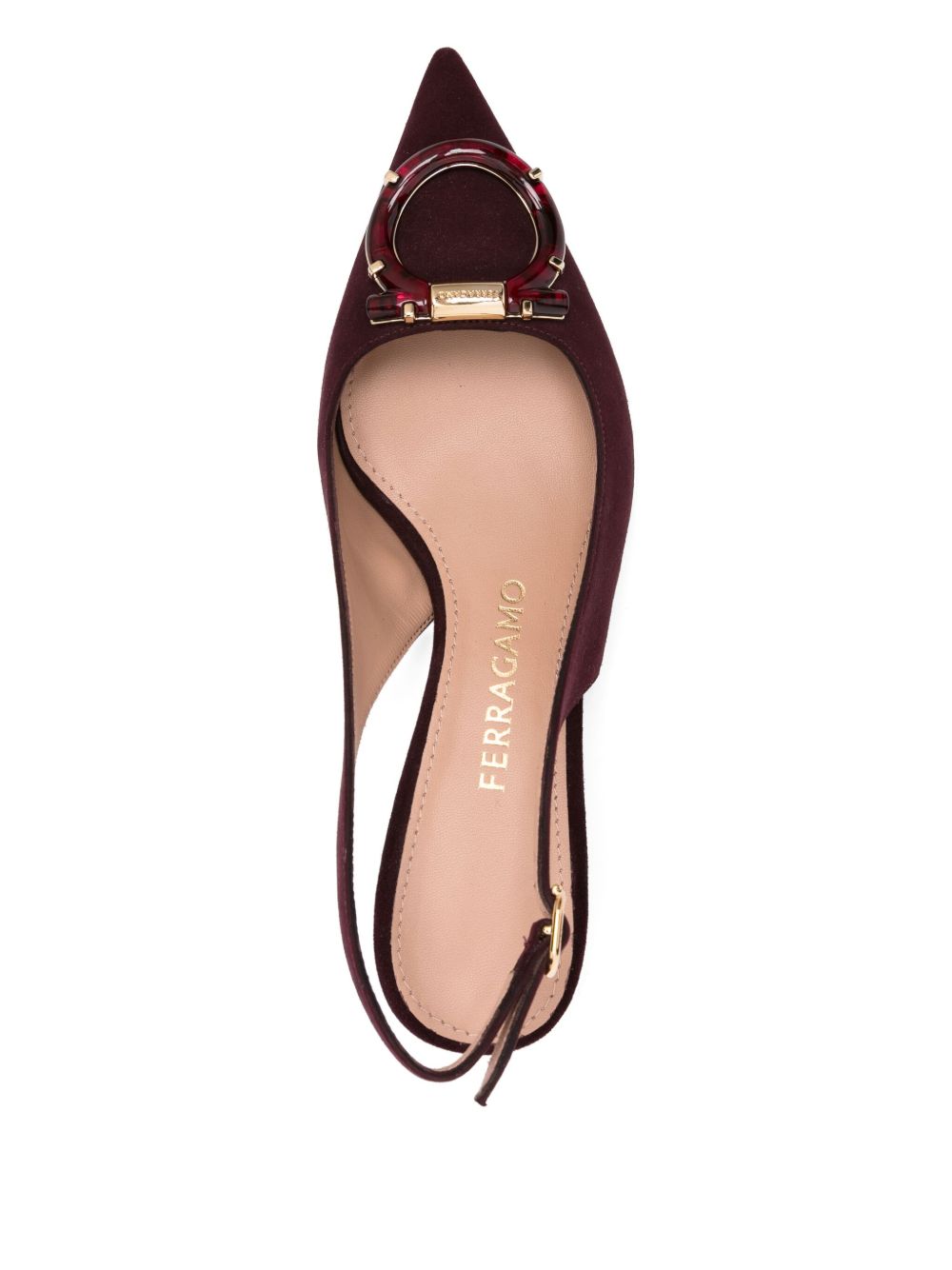 Ferragamo Leather Slingback Pumps