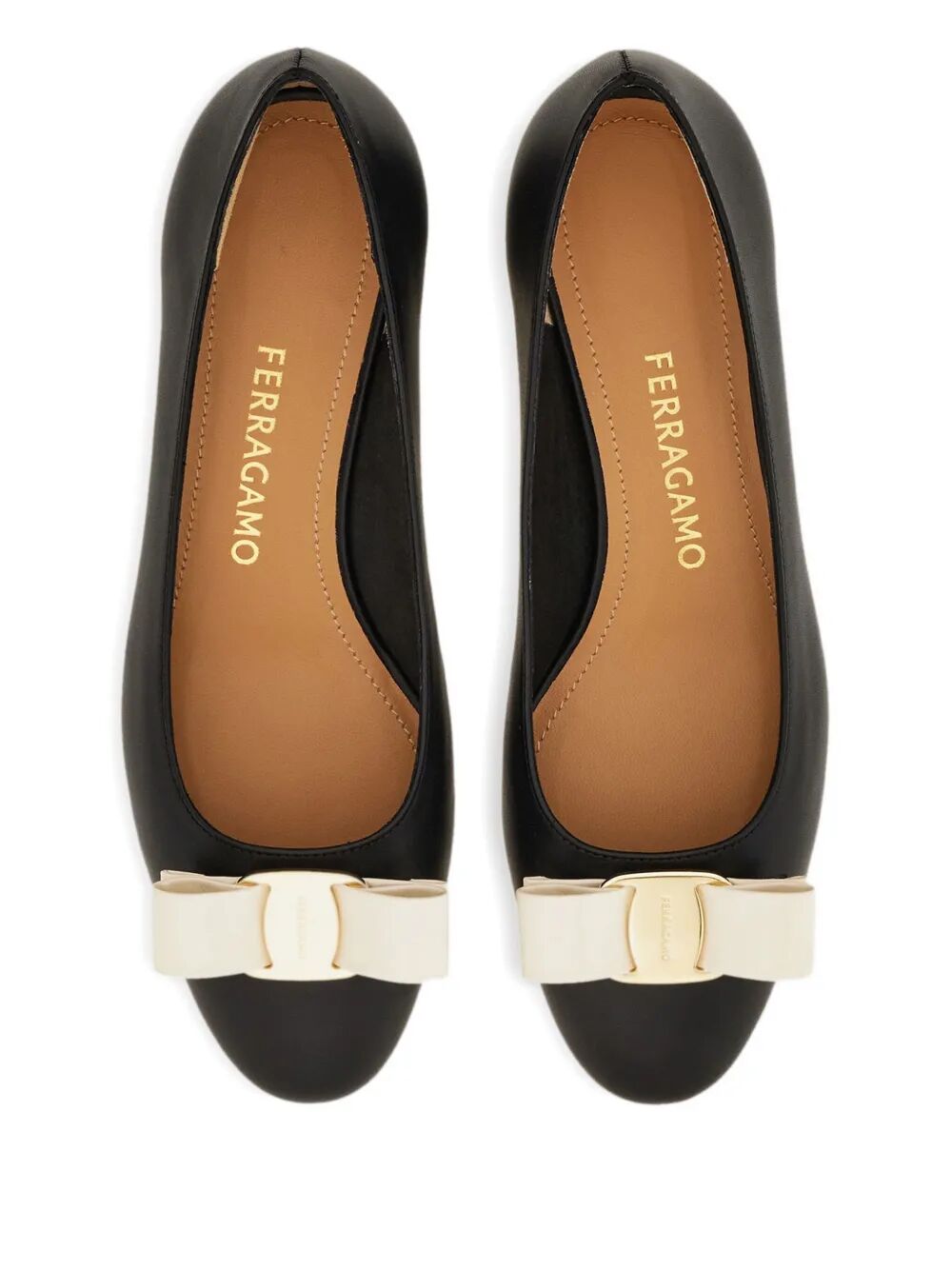 Ferragamo Smooth Leather Décolleté Pumps with 3 cm Heel