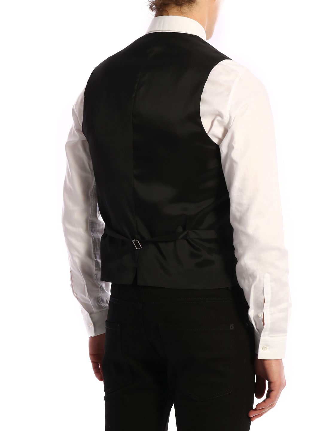 TONELLO Classic Single-Breasted Wool Vest - Size 48IT