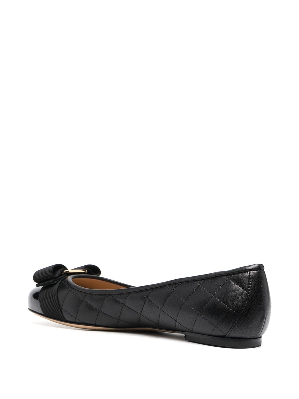 Ferragamo Quilted Leather Ballet Flats for Women