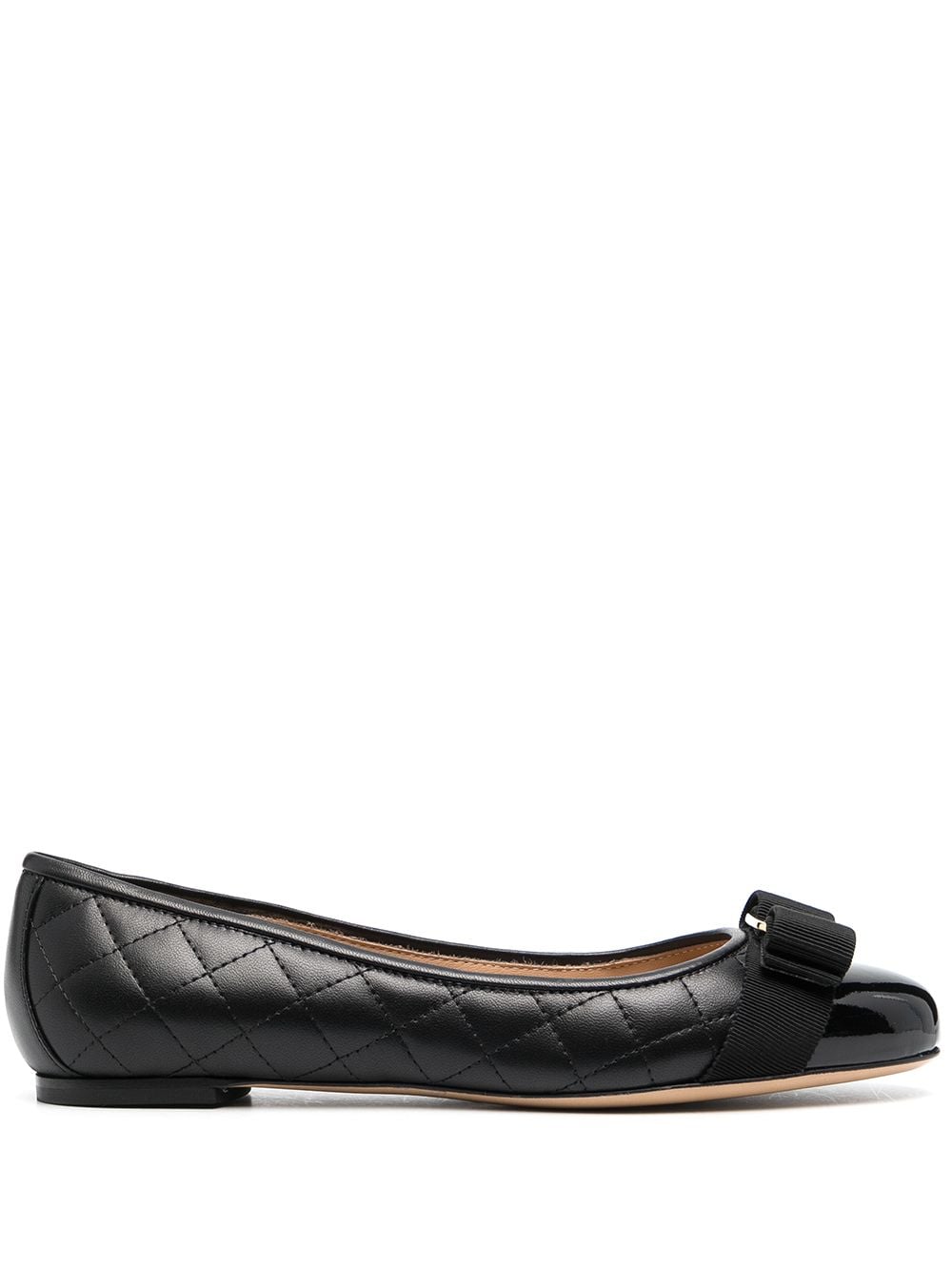 Ferragamo Quilted Leather Ballet Flats for Women