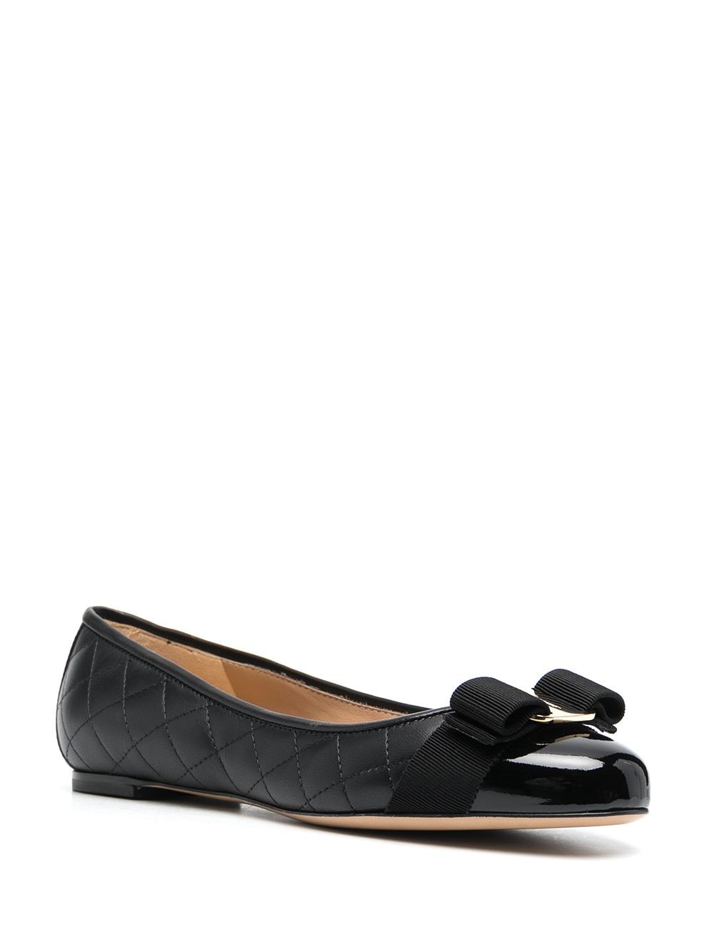 Ferragamo Quilted Leather Ballet Flats for Women