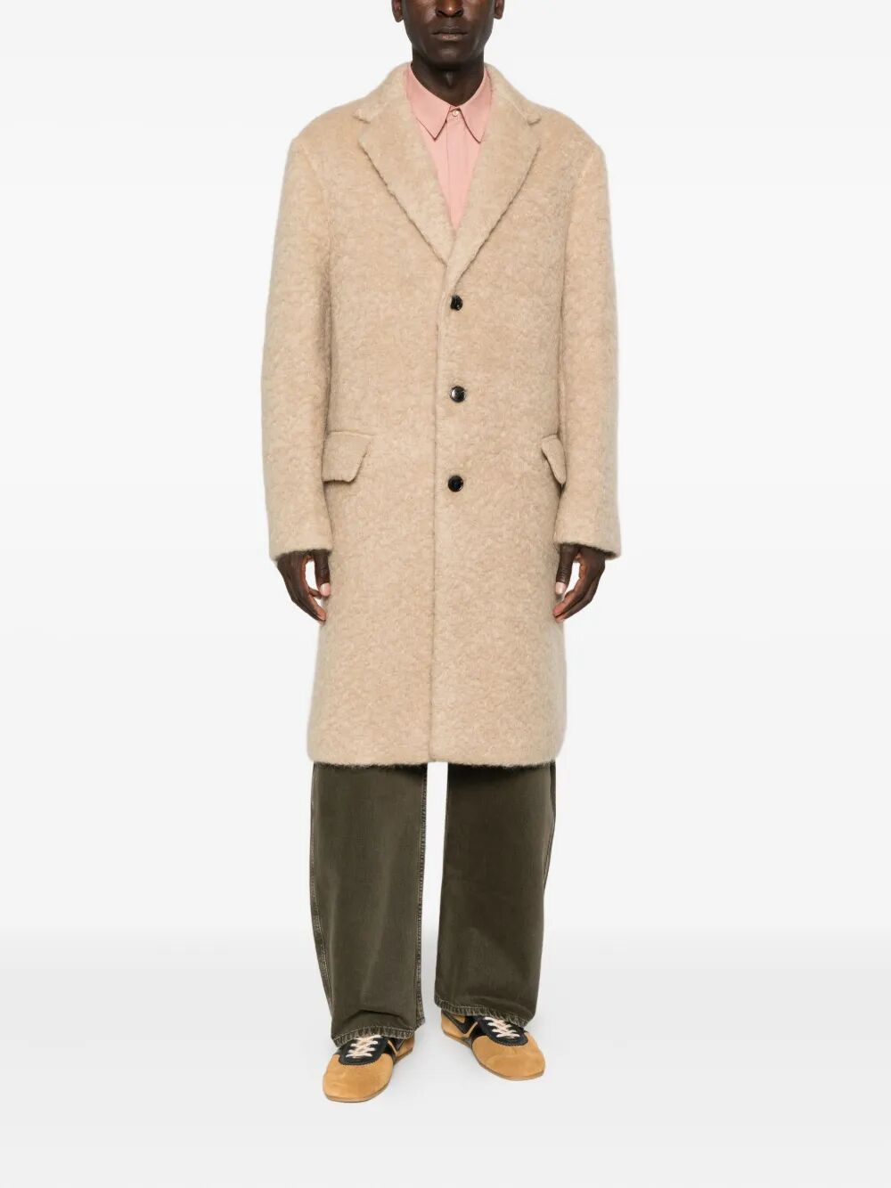 DRIES VAN NOTEN Rustic Wool Jacket for Men