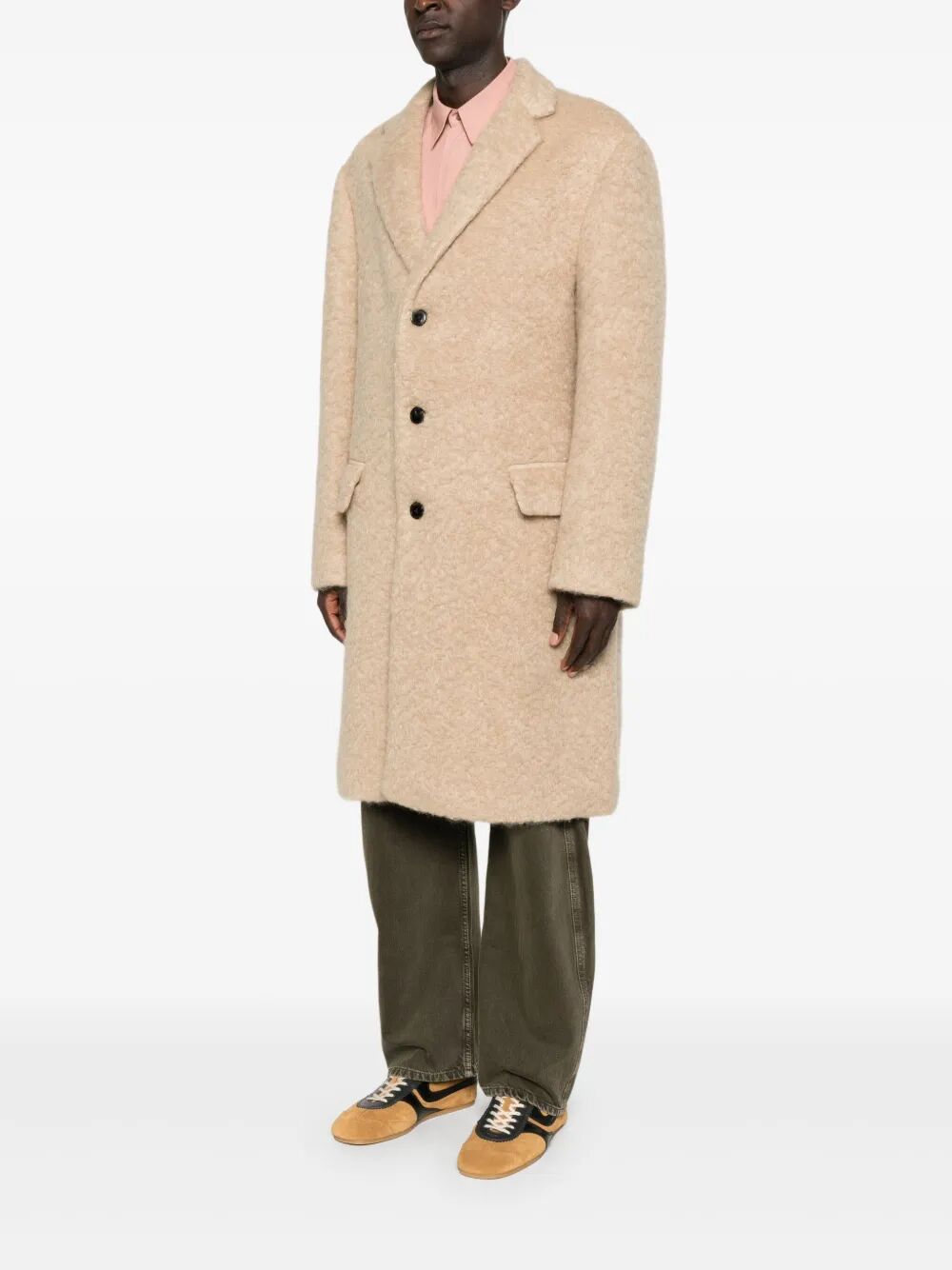 DRIES VAN NOTEN Rustic Wool Jacket for Men